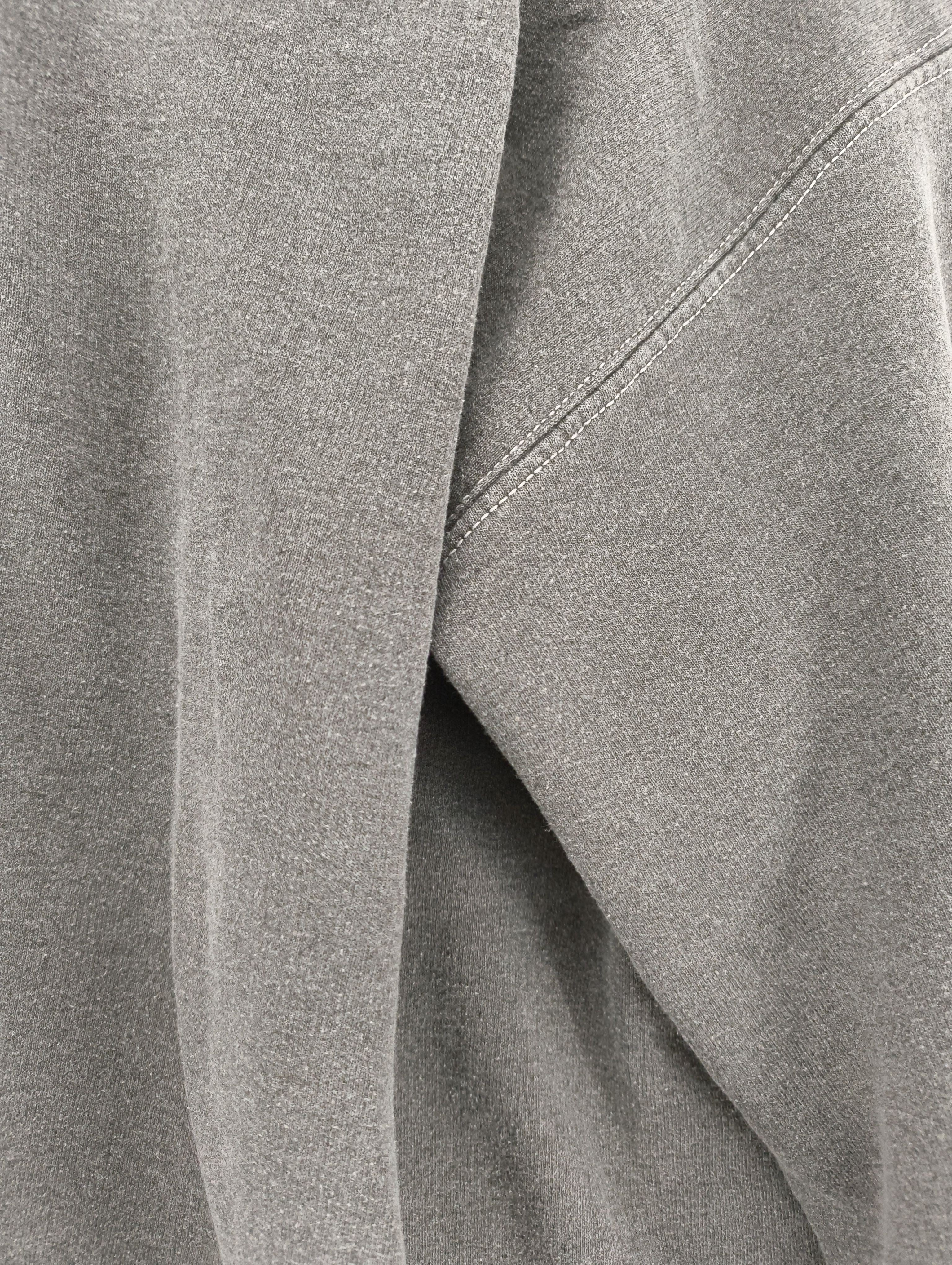 Topman Men's Hoodie L Grey Cotton with Polyester, Elastane Pullover - Image 5