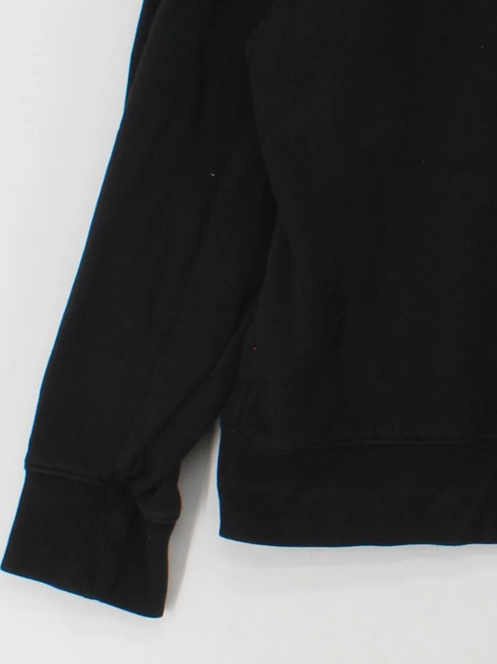 Topman Men's Hoodie XL Black Cotton with Polyester, Elastane Pullover - Image 4