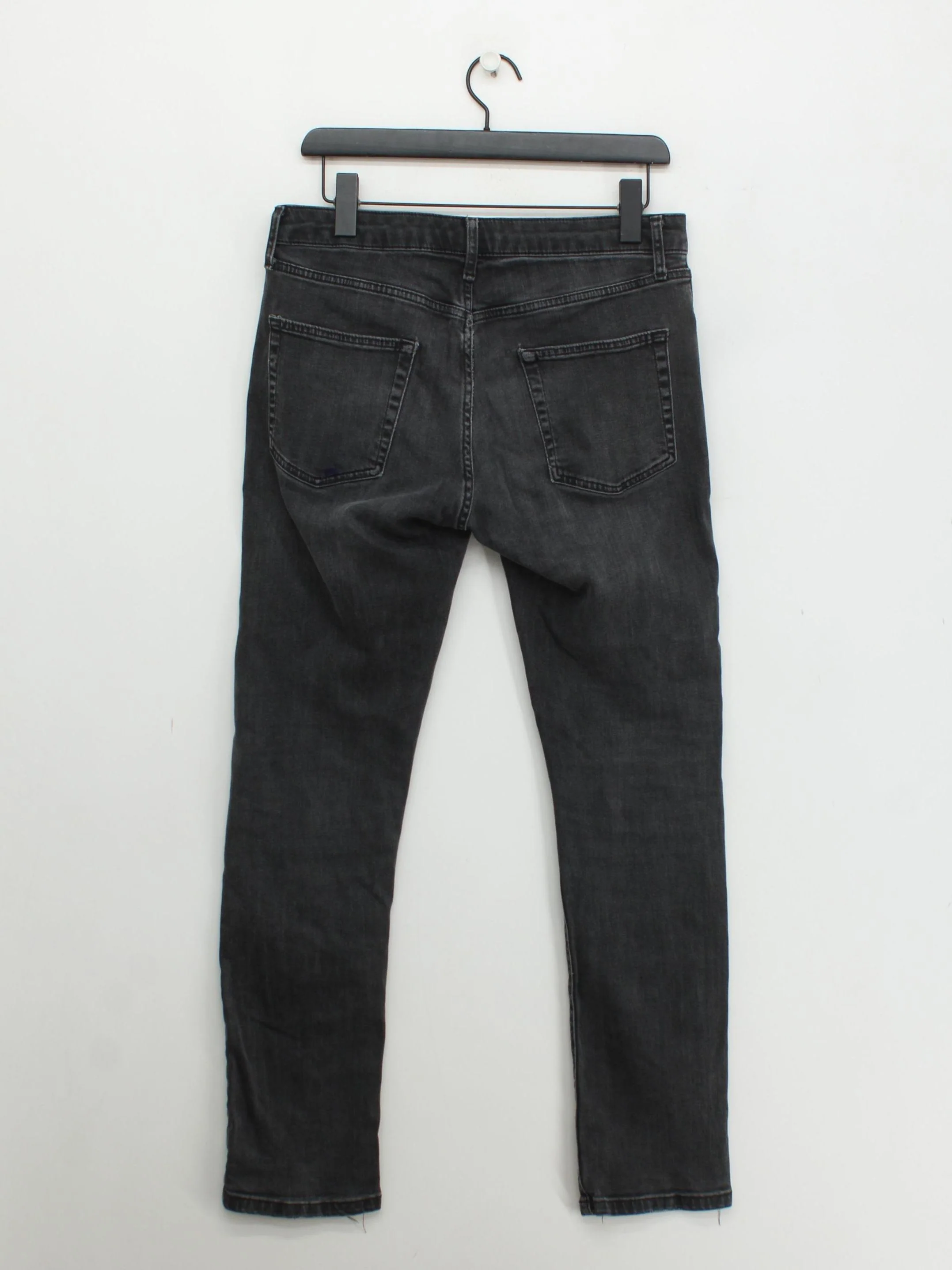 Topman Men's Jeans W 32 in Black Cotton with Elastane Skinny - Image 2