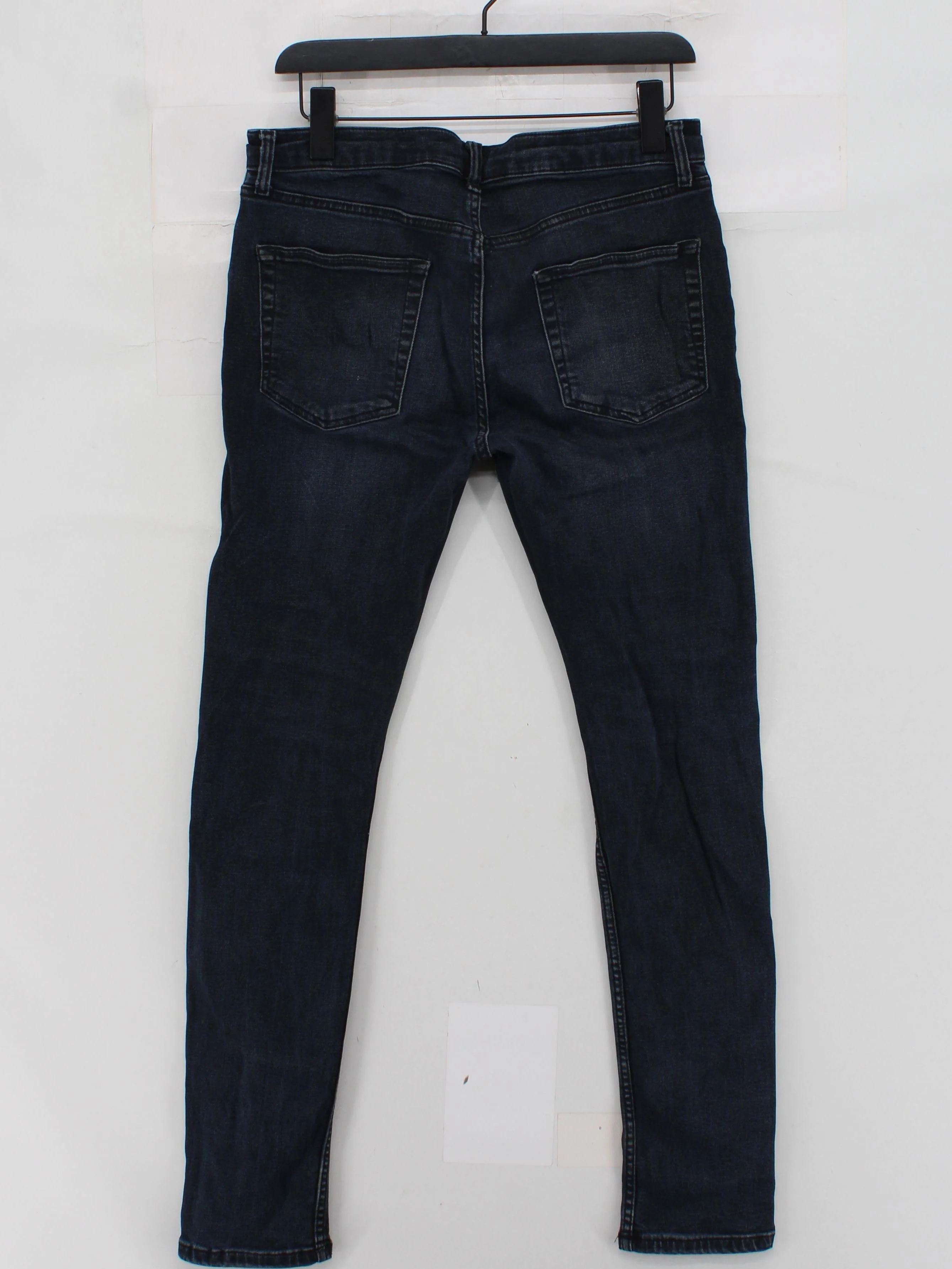 Topman Men's Jeans W 32 in; L 32 in Blue Cotton with Elastane Skinny - Image 2