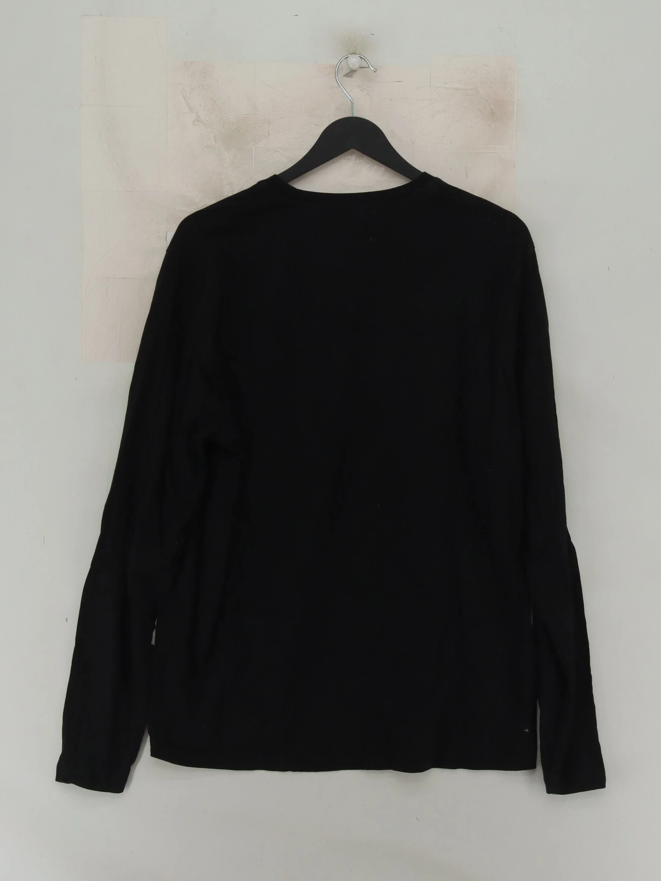 Topman Men's Jumper L Black 100% Wool Crew Neck Pullover - Image 2