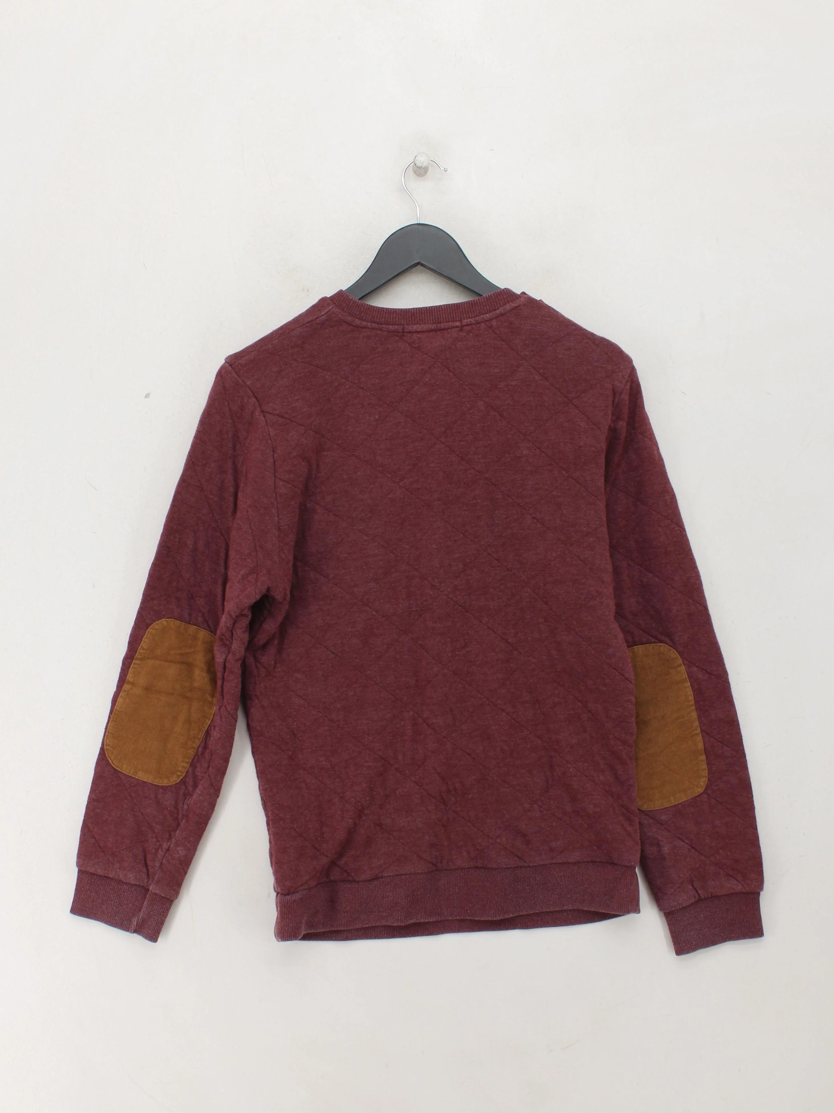 Topman Men's Jumper M Red 100% Cotton Round Neck Pullover - Image 2