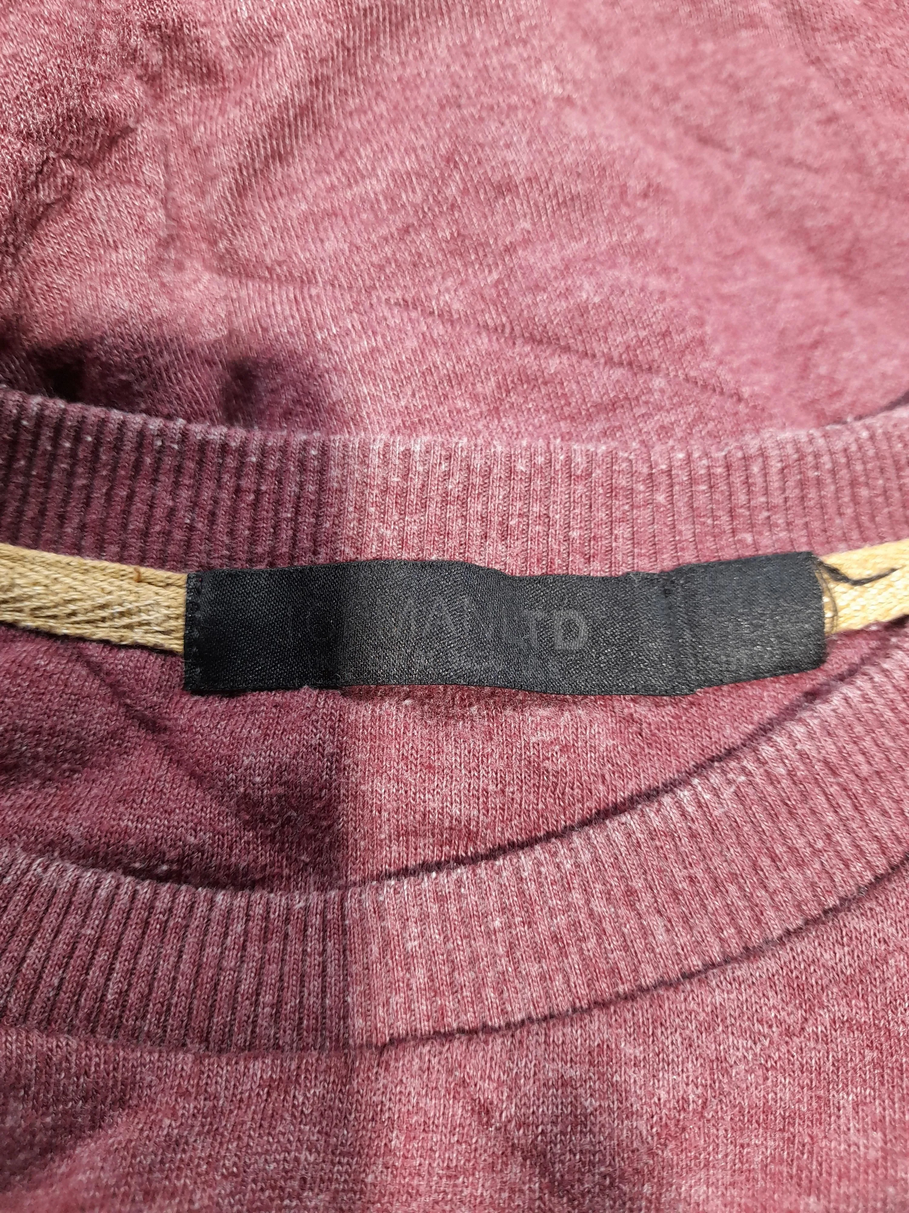 Topman Men's Jumper M Red 100% Cotton Round Neck Pullover - Image 6