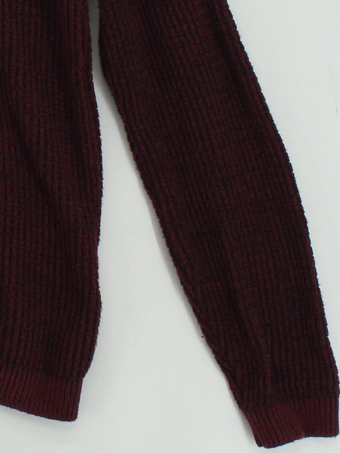 Topman Men's Jumper S Red Cotton with Acrylic, Viscose, Polyester Pullover - Image 4