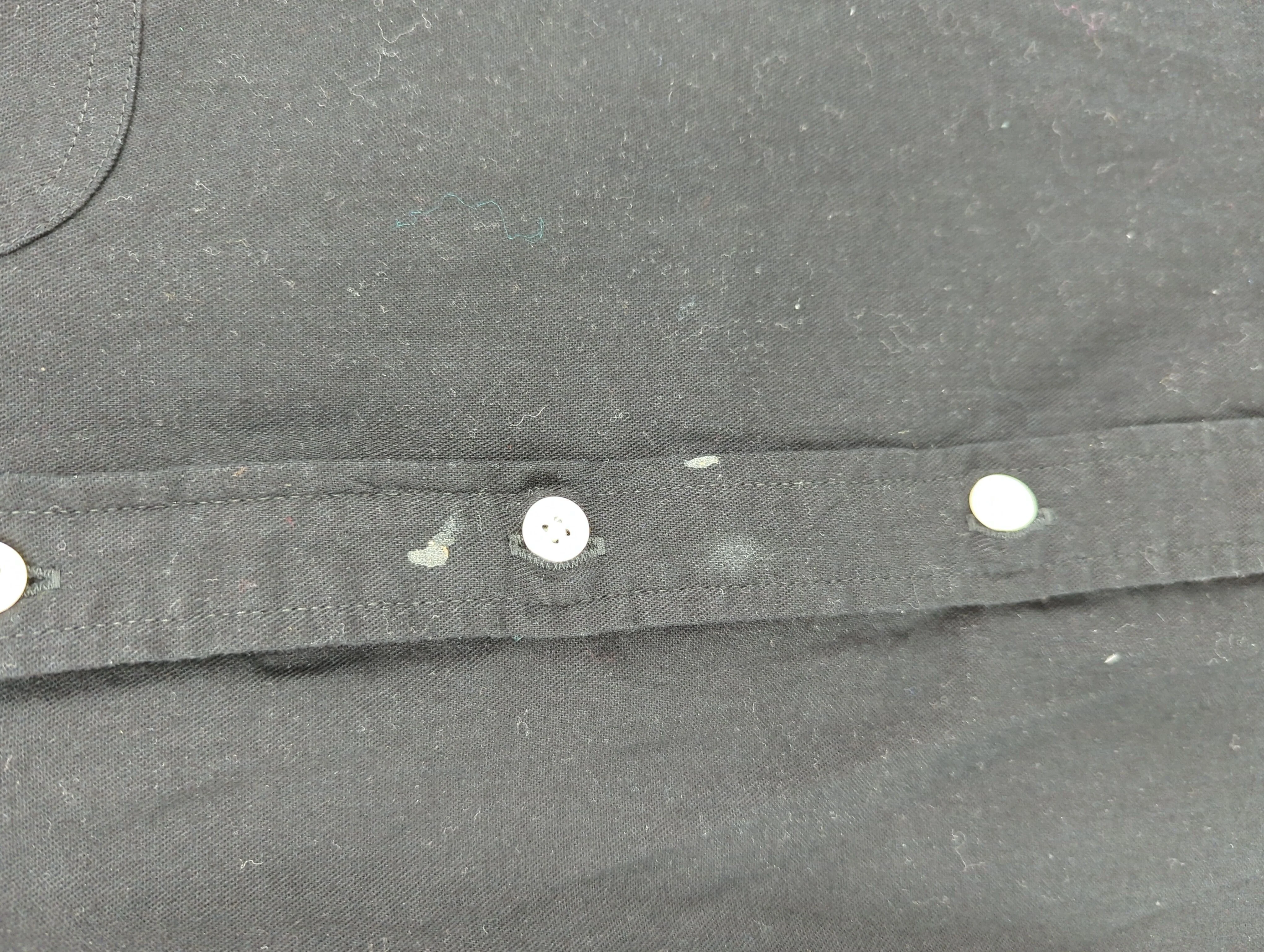 Topman Men's Shirt S Black 100% Cotton Basic - Image 5