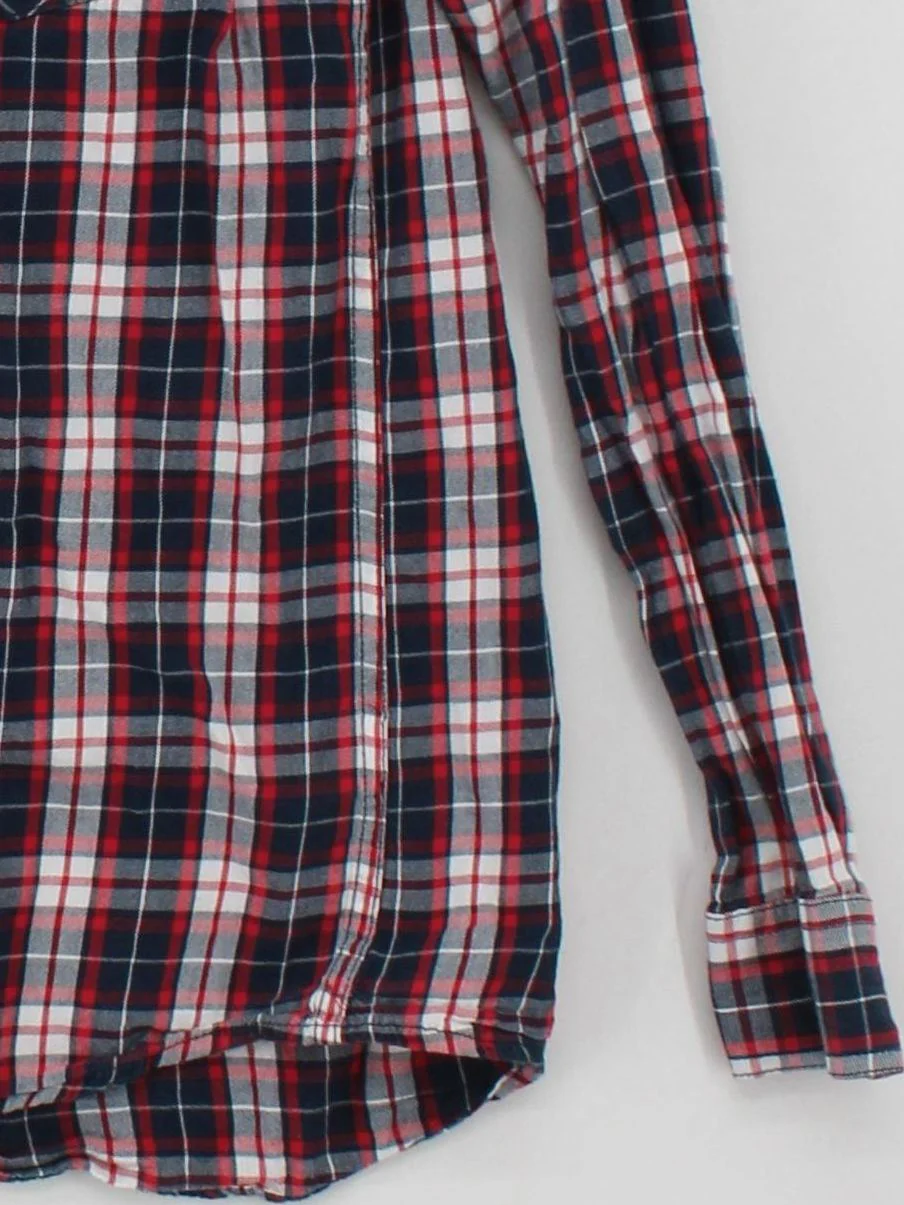 Topman Men's Shirt S Multi Checkered 100% Cotton Basic - Image 4
