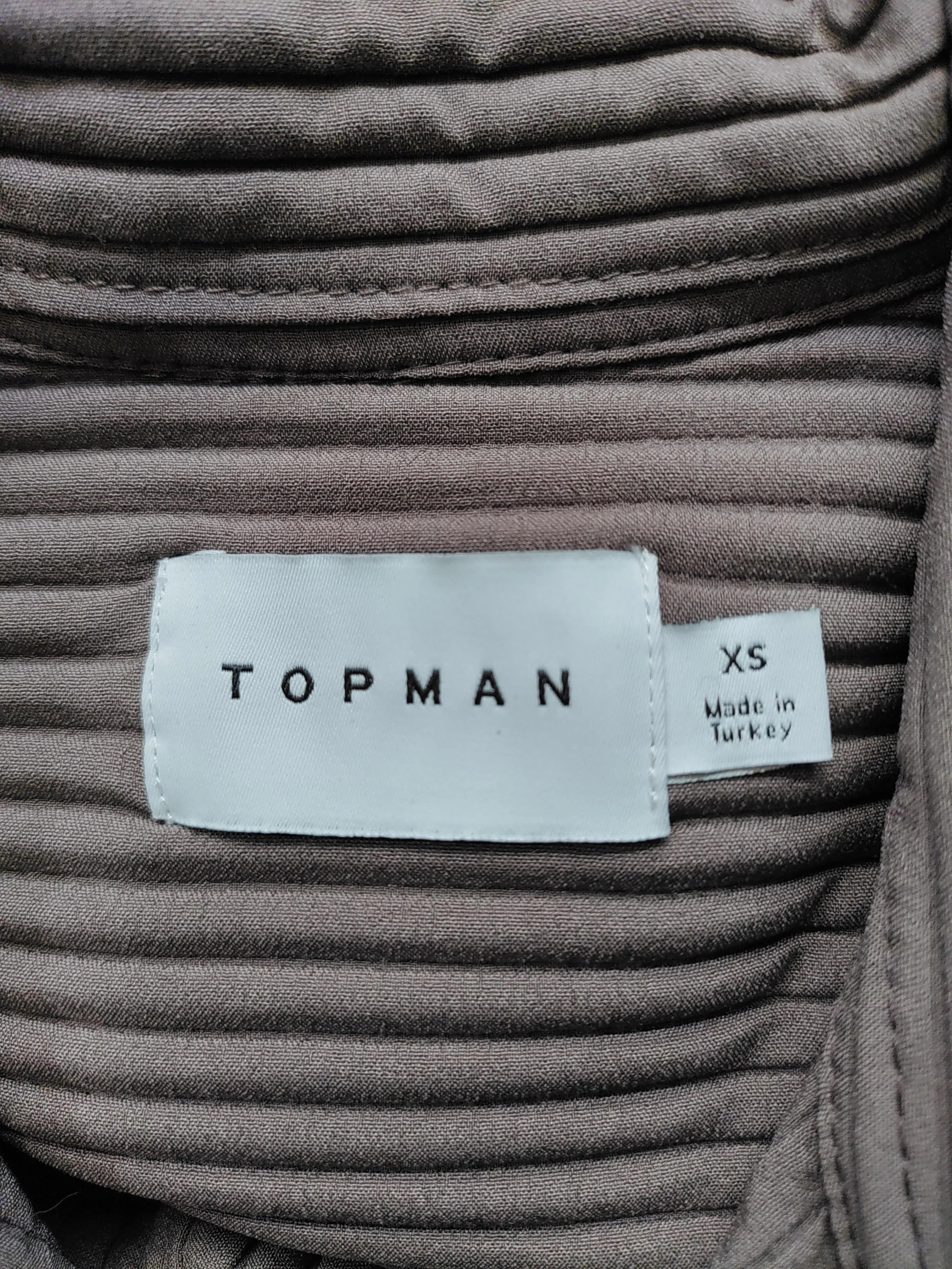 Topman Men's Shirt XS Brown 100% Other Basic - Image 5