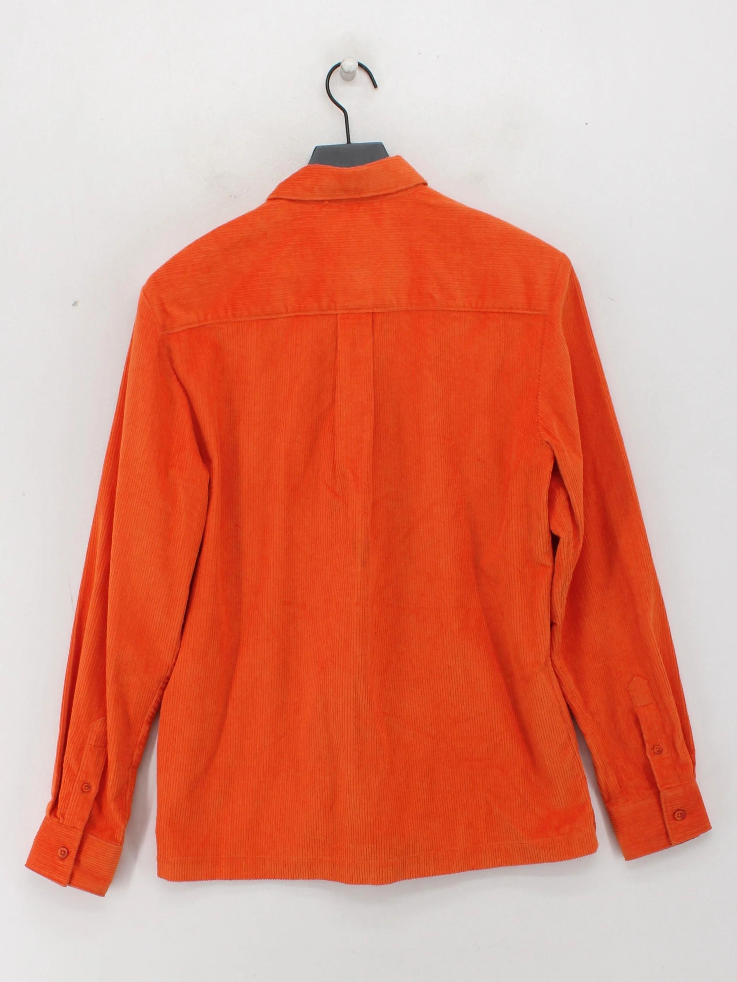 Topman Men's Shirt XS Orange 100% Cotton Basic - Image 2