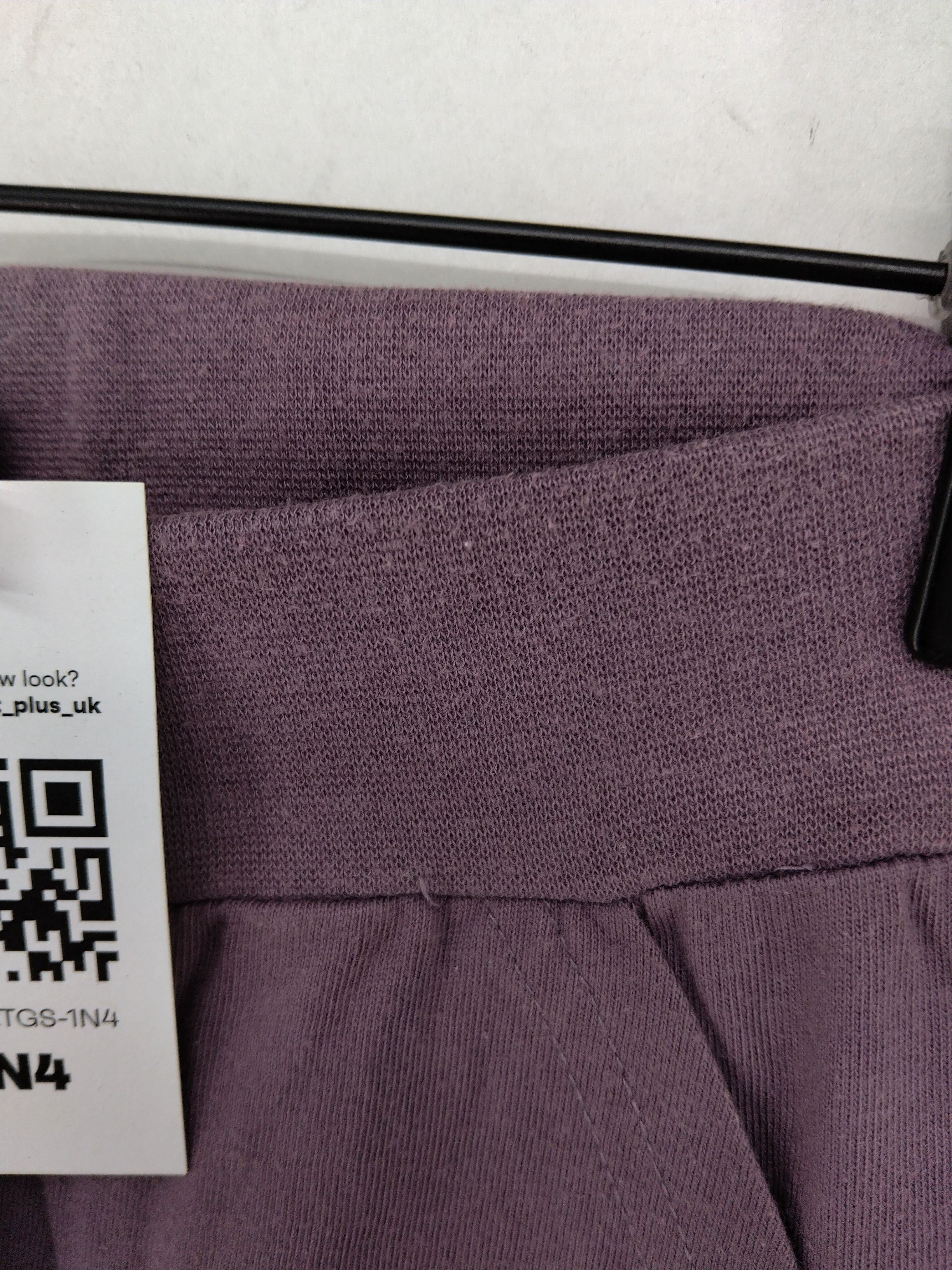 Topman Men's Sports Bottoms M Purple 100% Cotton Tapered Sweatpants - Image 5