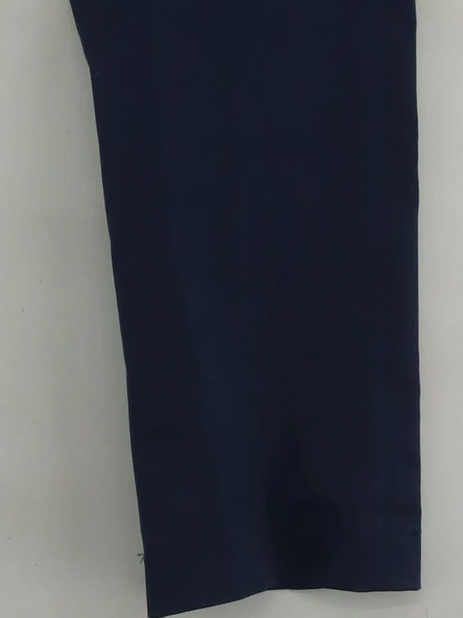 Topman Men's Suit Trousers W 32 in Blue Cotton with Elastane Dress Pants - Image 4
