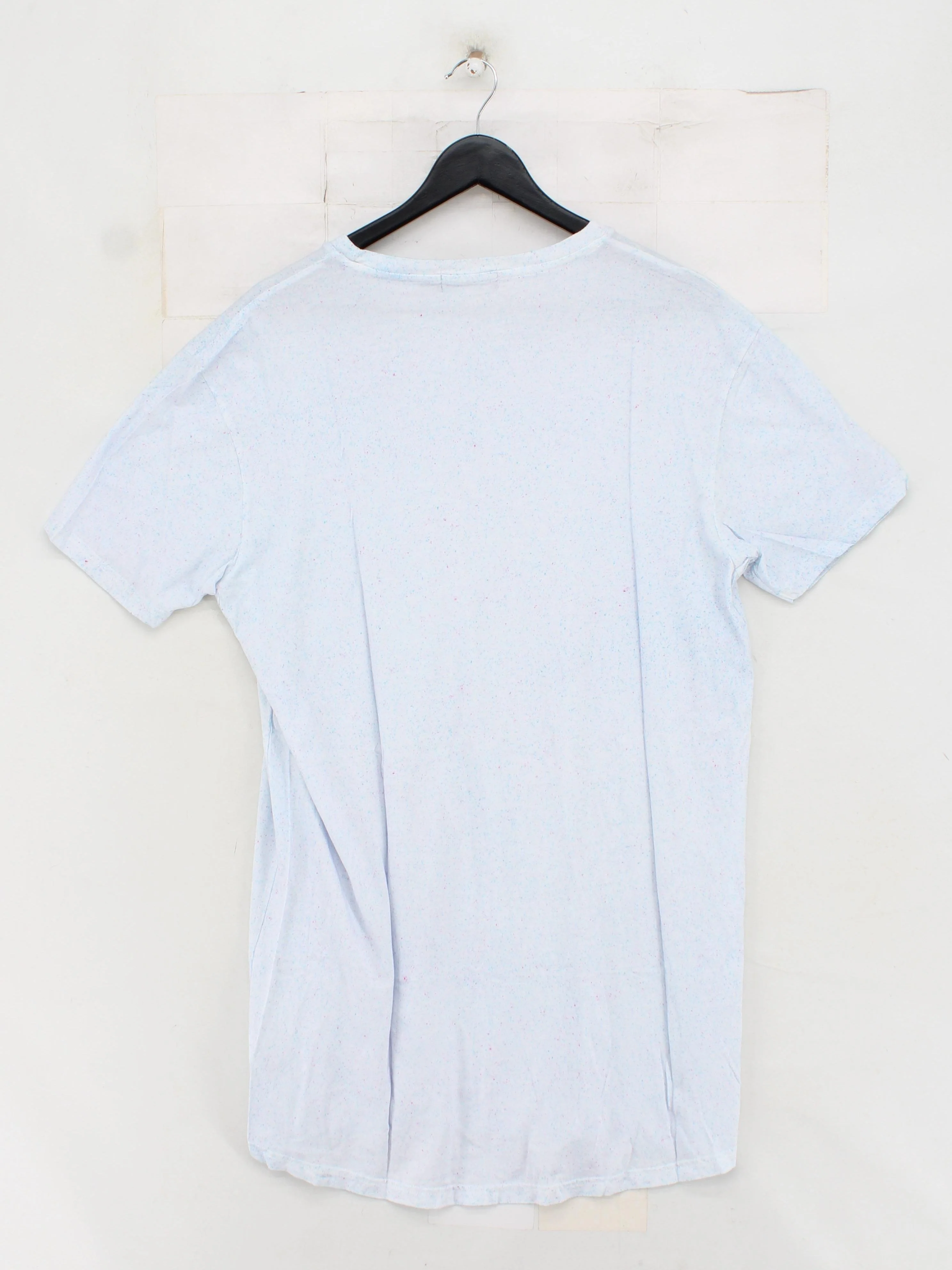 Topman Men's T-Shirt Chest: 36 in White Viscose with Cotton Basic - Image 2