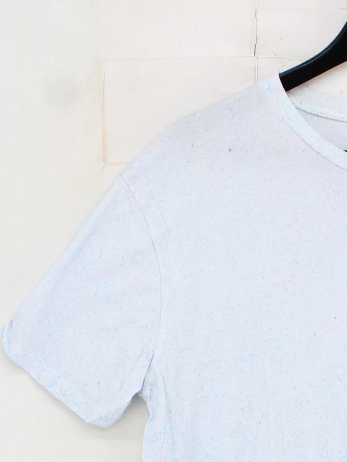 Topman Men's T-Shirt Chest: 36 in White Viscose with Cotton Basic - Image 4