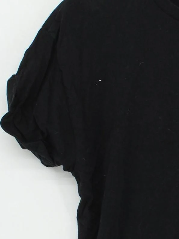 Topman Men's T-Shirt L Black Graphic 100% Other Basic - Image 4