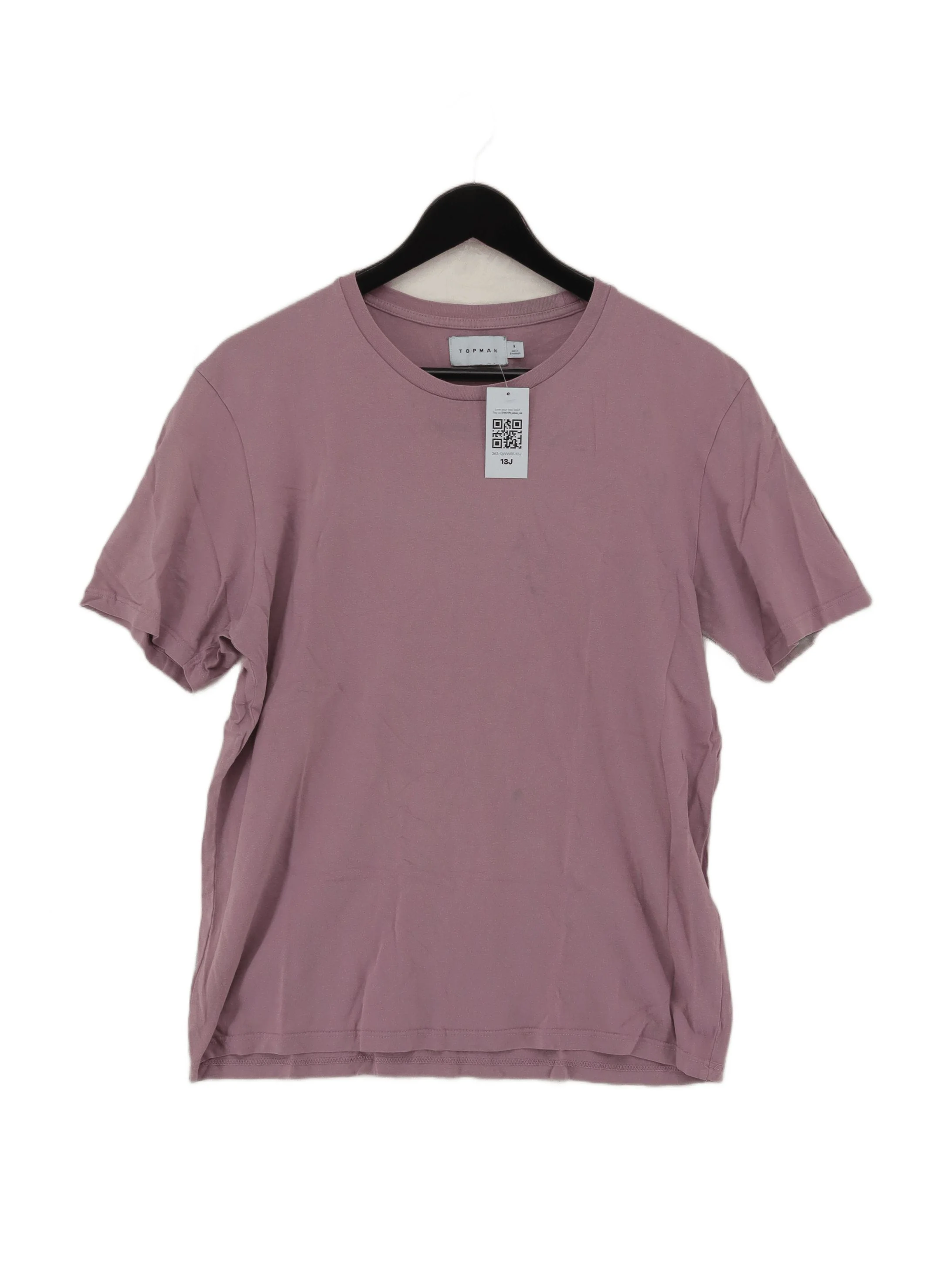 Topman Men's T-Shirt M Purple 100% Other Basic