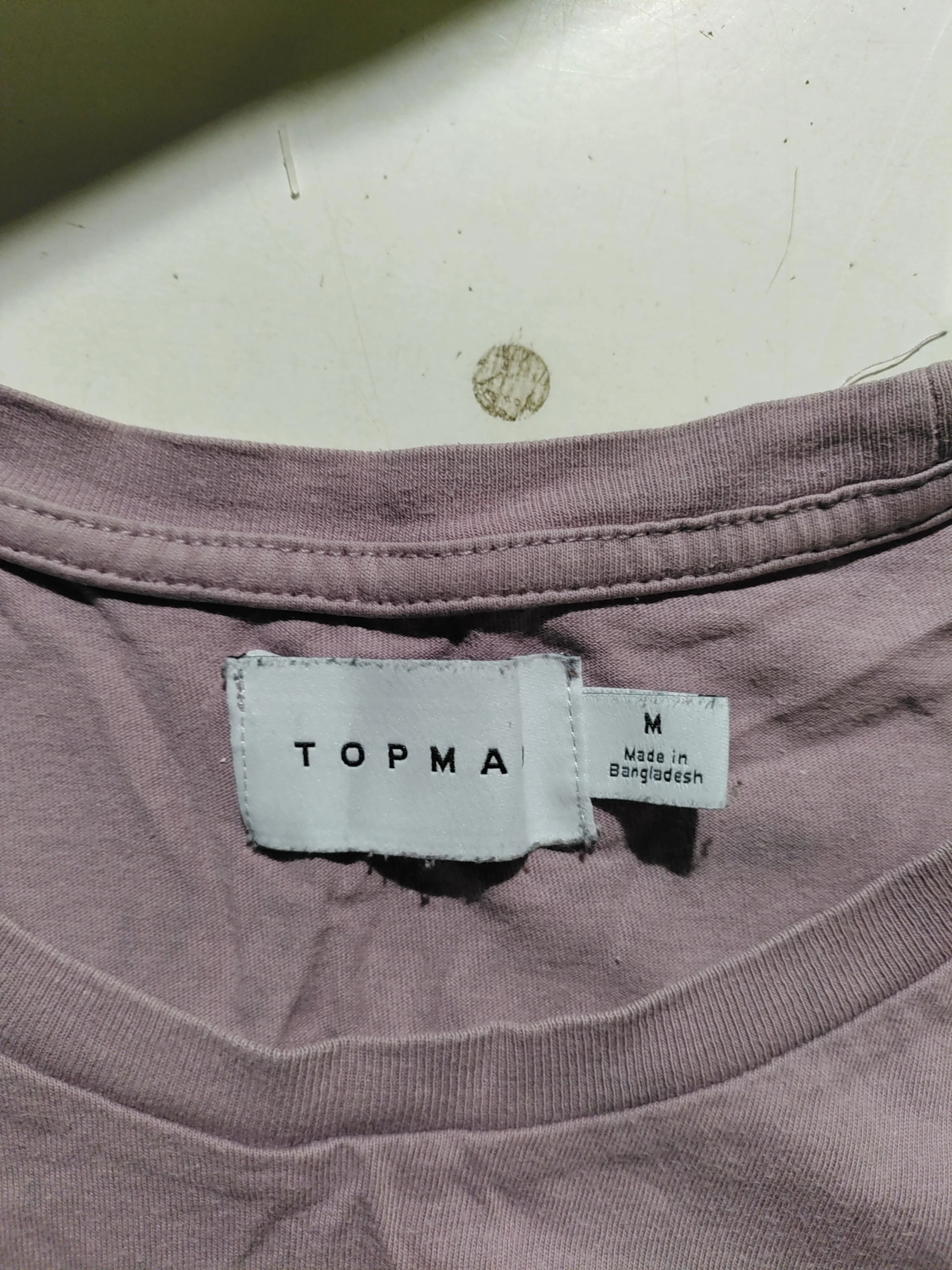 Topman Men's T-Shirt M Purple 100% Other Basic - Image 6