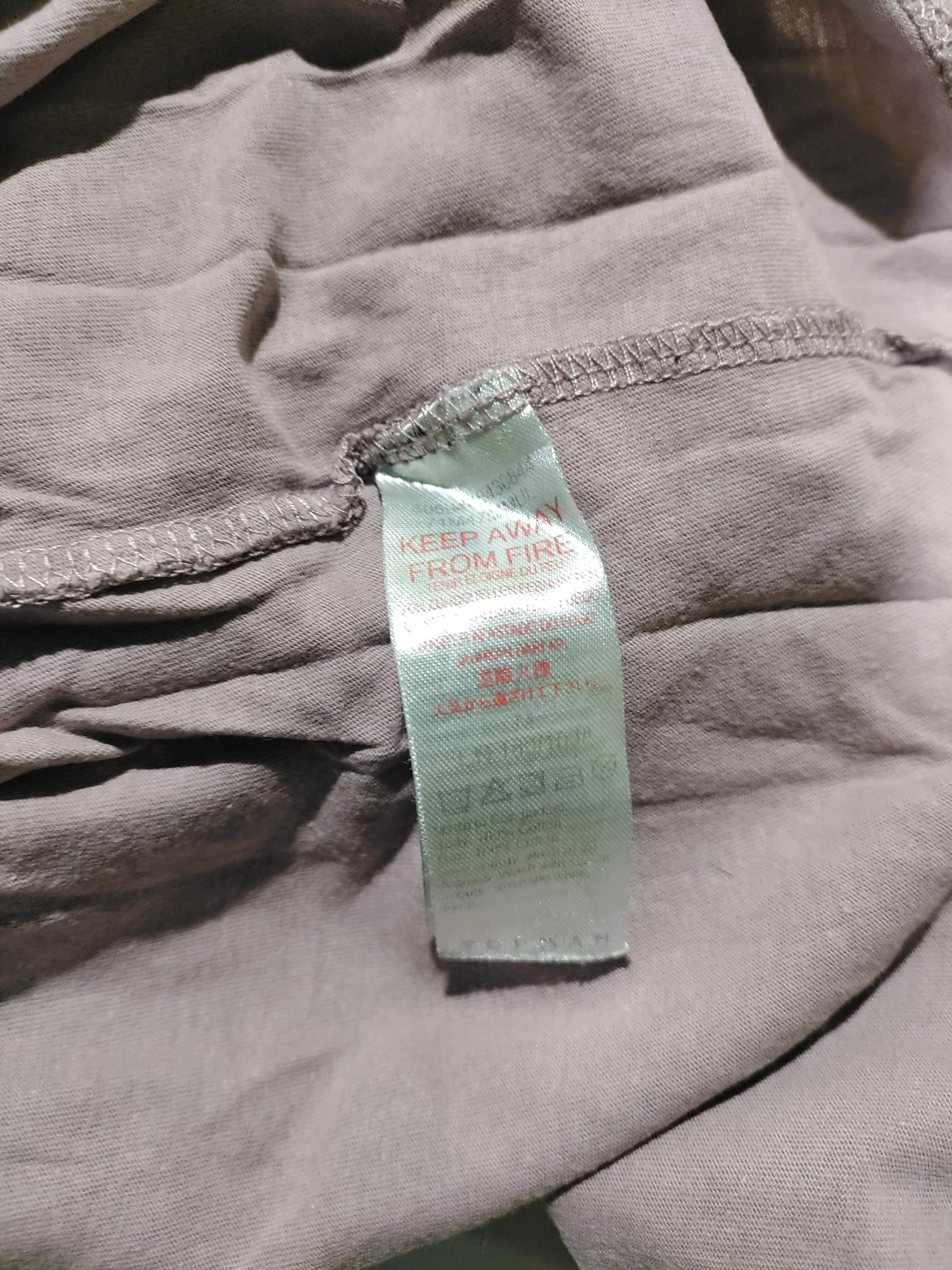 Topman Men's T-Shirt M Purple 100% Other Basic - Image 7