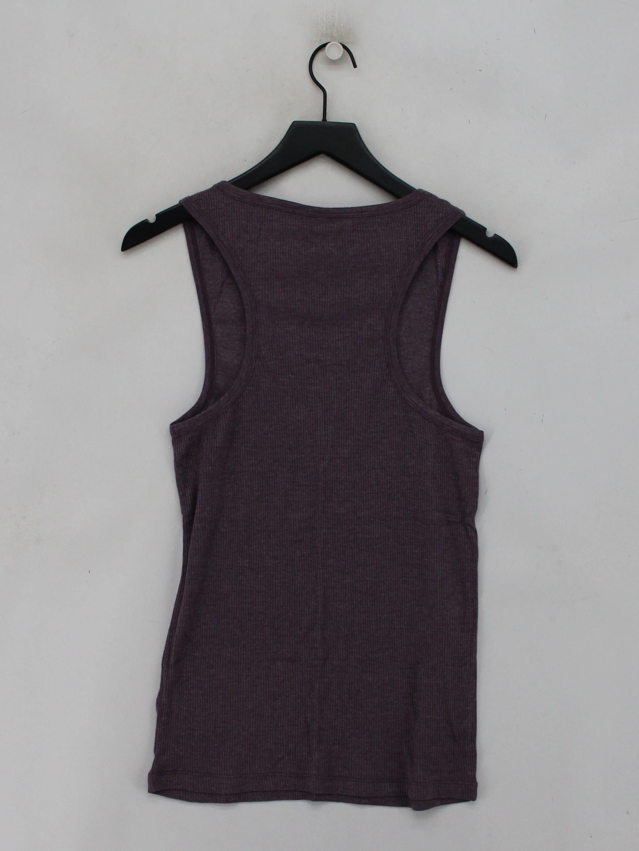 Topman Men's T-Shirt M Purple Cotton with Polyester Sleeveless Round Neck Basic - Image 2