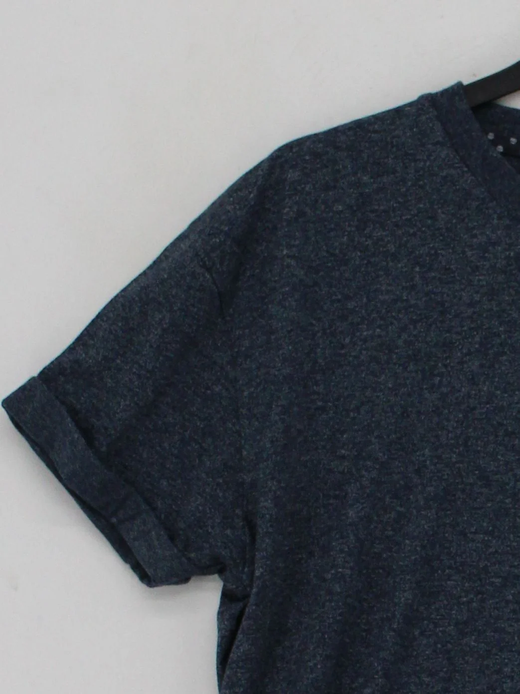 Topman Men's T-Shirt S Blue Cotton with Polyester Basic - Image 4