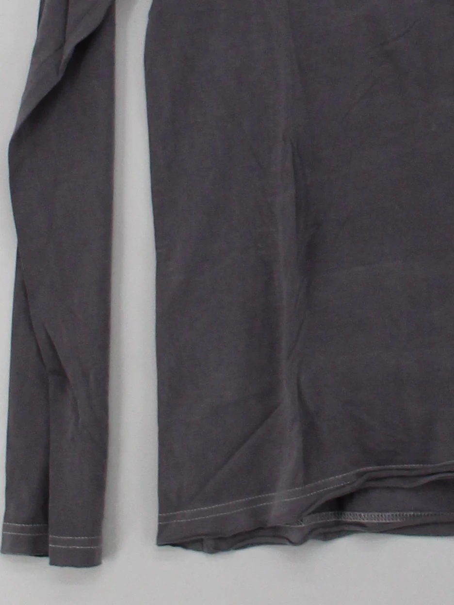 Topman Men's T-Shirt S Grey 100% Cotton Basic - Image 4