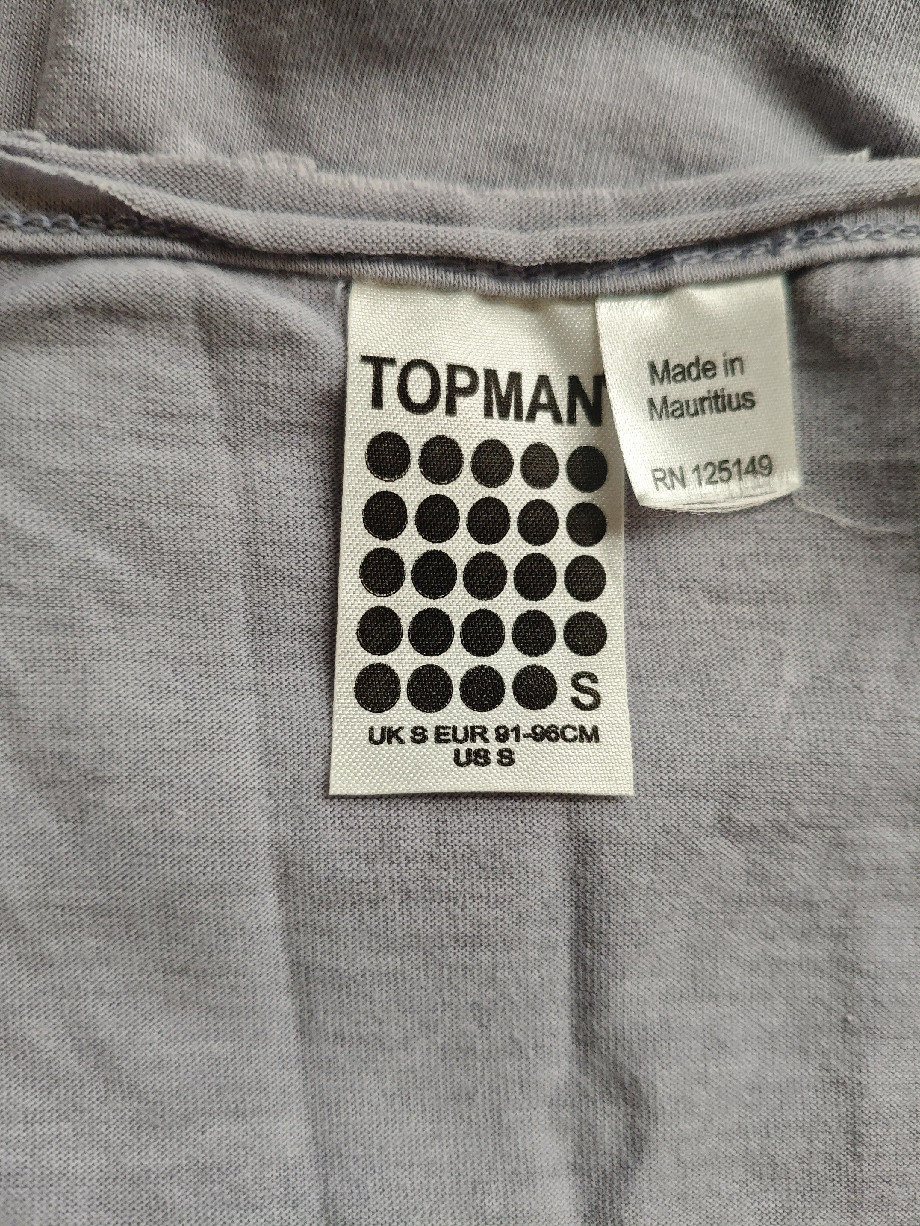Topman Men's T-Shirt S Grey Cotton with Polyester Sleeveless Round Neck Basic - Image 5