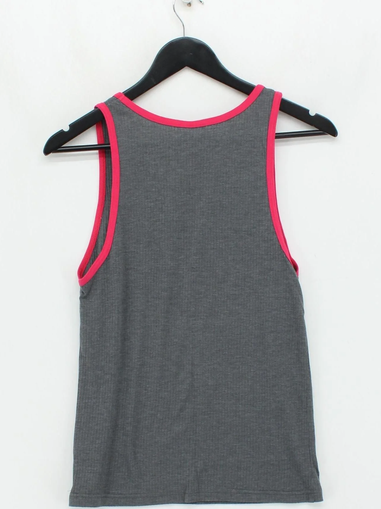 Topman Men's T-Shirt S Grey Cotton with Polyester Sleeveless Round Neck Basic - Image 2
