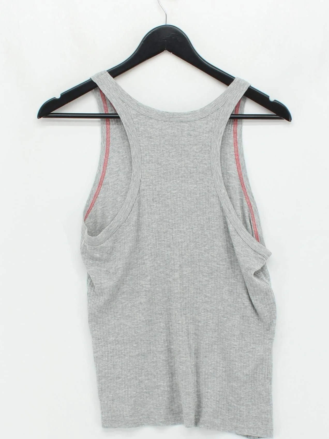 Topman Men's T-Shirt S Grey Cotton with Viscose Basic - Image 2
