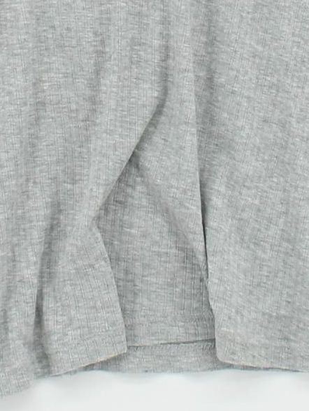Topman Men's T-Shirt S Grey Cotton with Viscose Basic - Image 4