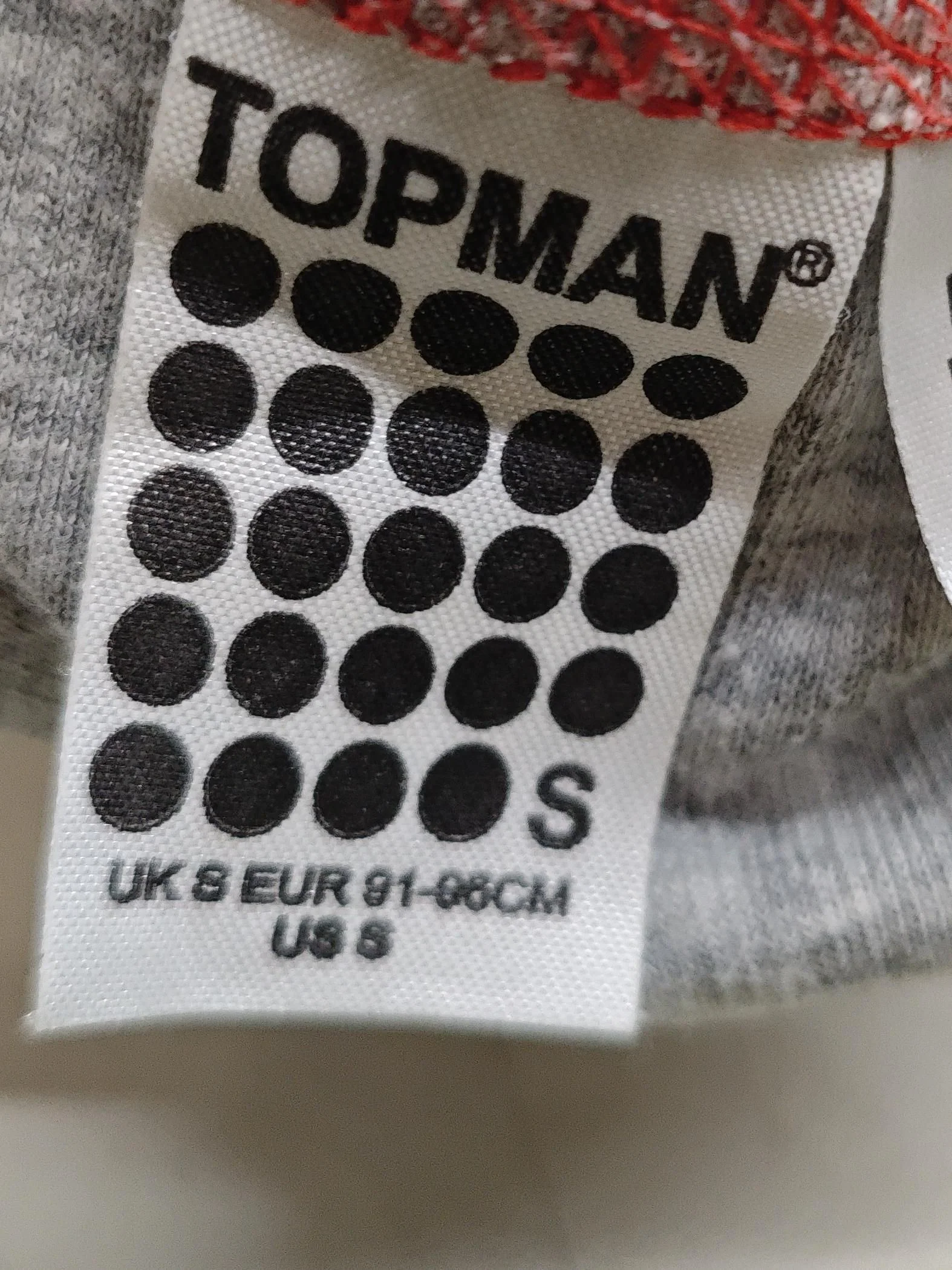 Topman Men's T-Shirt S Grey Cotton with Viscose Basic - Image 5