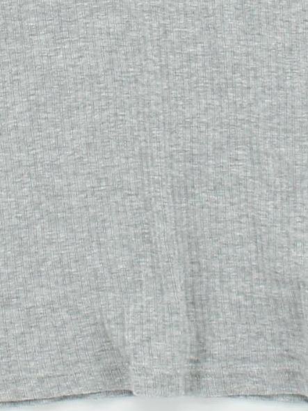 Topman Men's T-Shirt S Grey Cotton with Viscose Sleeveless Round Neck Basic - Image 4