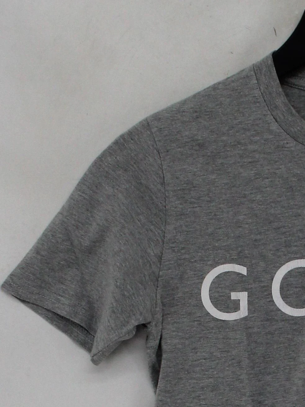 Topman Men's T-Shirt S Grey Graphic Cotton with Polyester Basic - Image 4