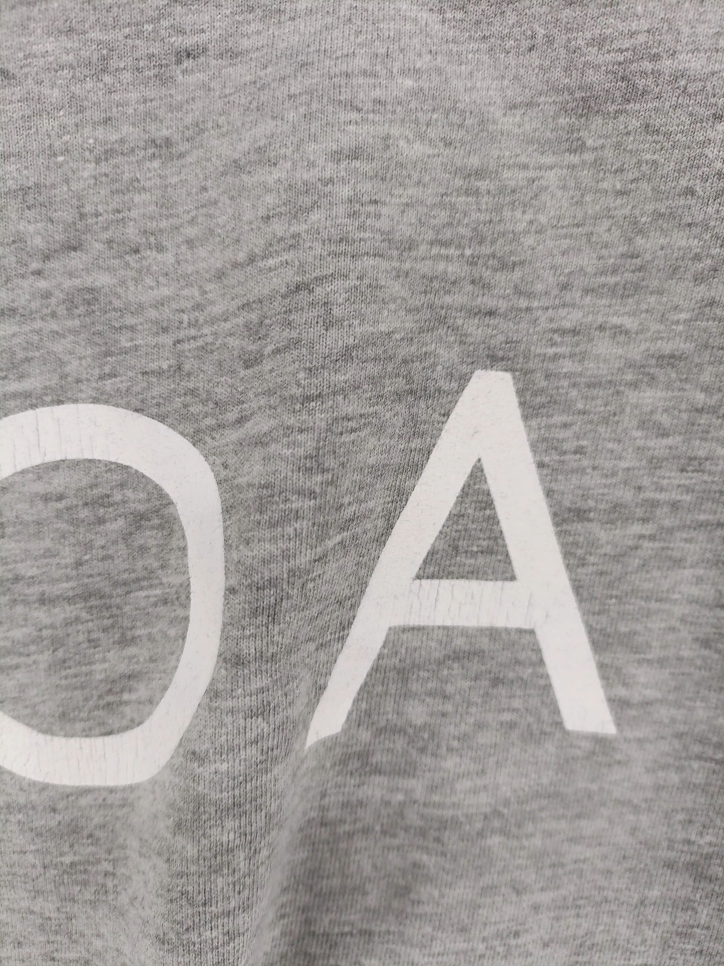 Topman Men's T-Shirt S Grey Graphic Cotton with Polyester Basic - Image 5