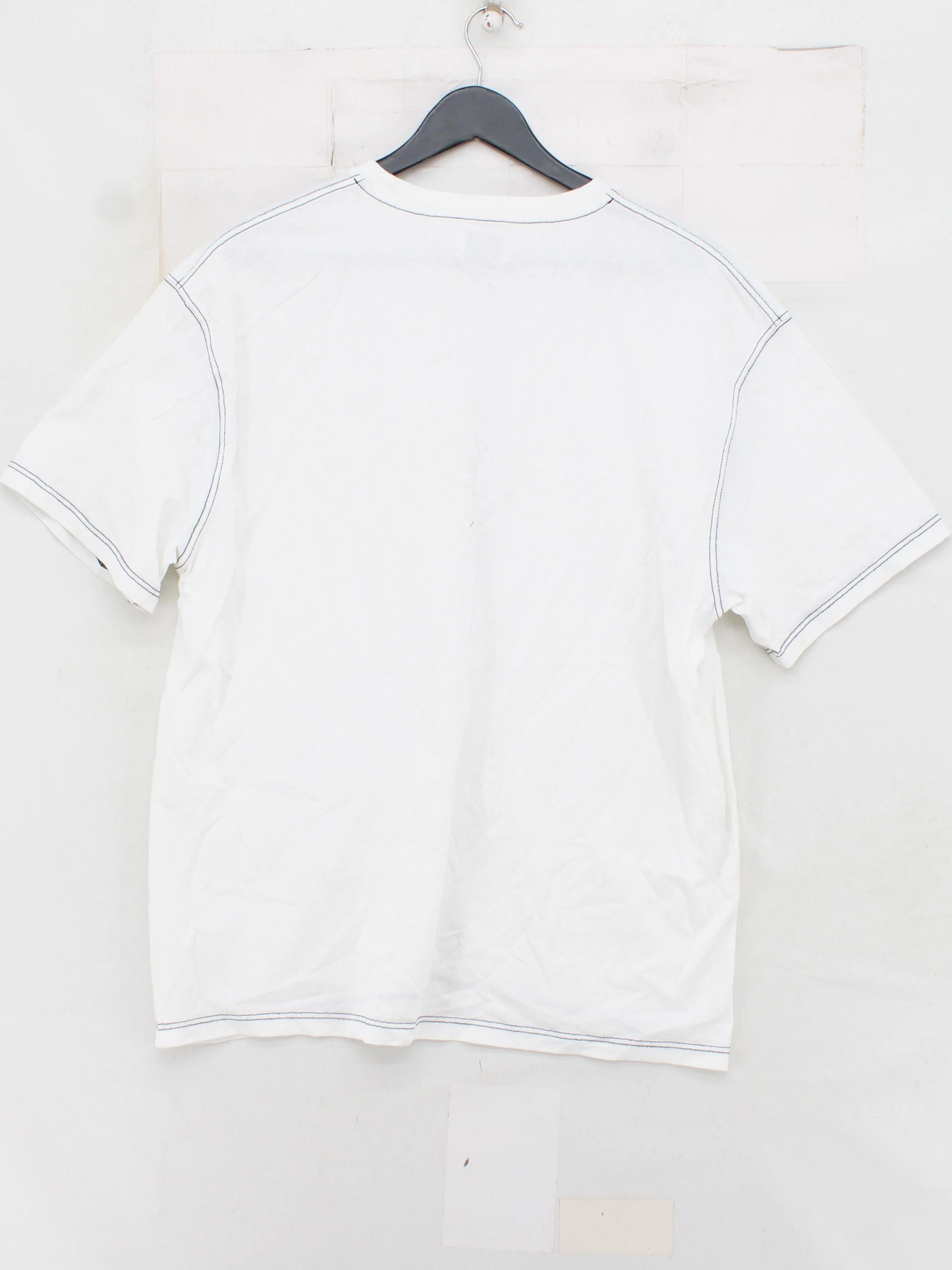 Topman Men's T-Shirt XL White 100% Cotton Basic - Image 2