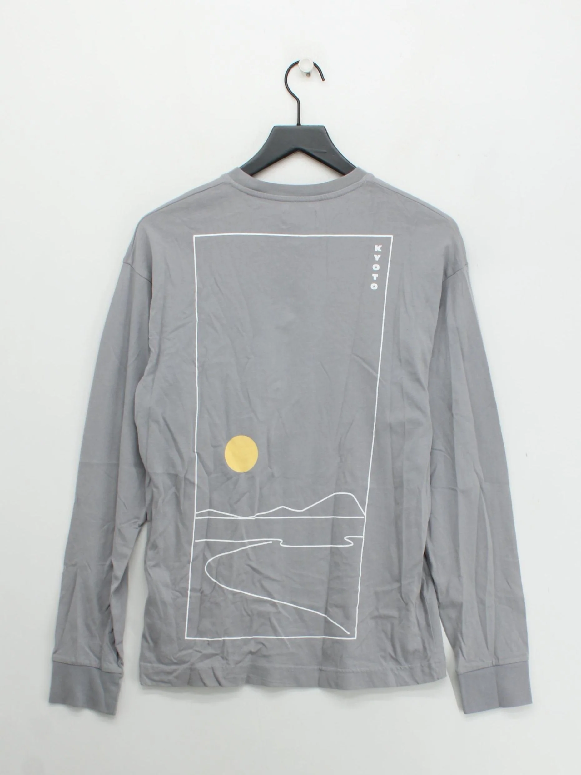 Topman Men's T-Shirt XS Grey Graphic Cotton with Elastane Basic - Image 2