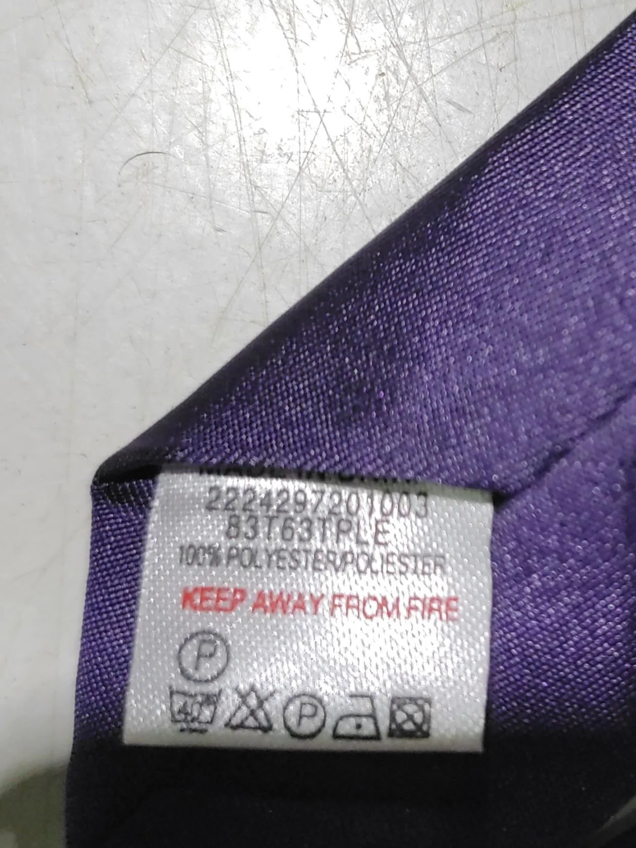 Topman Men's Tie Purple 100% Polyester - Image 6