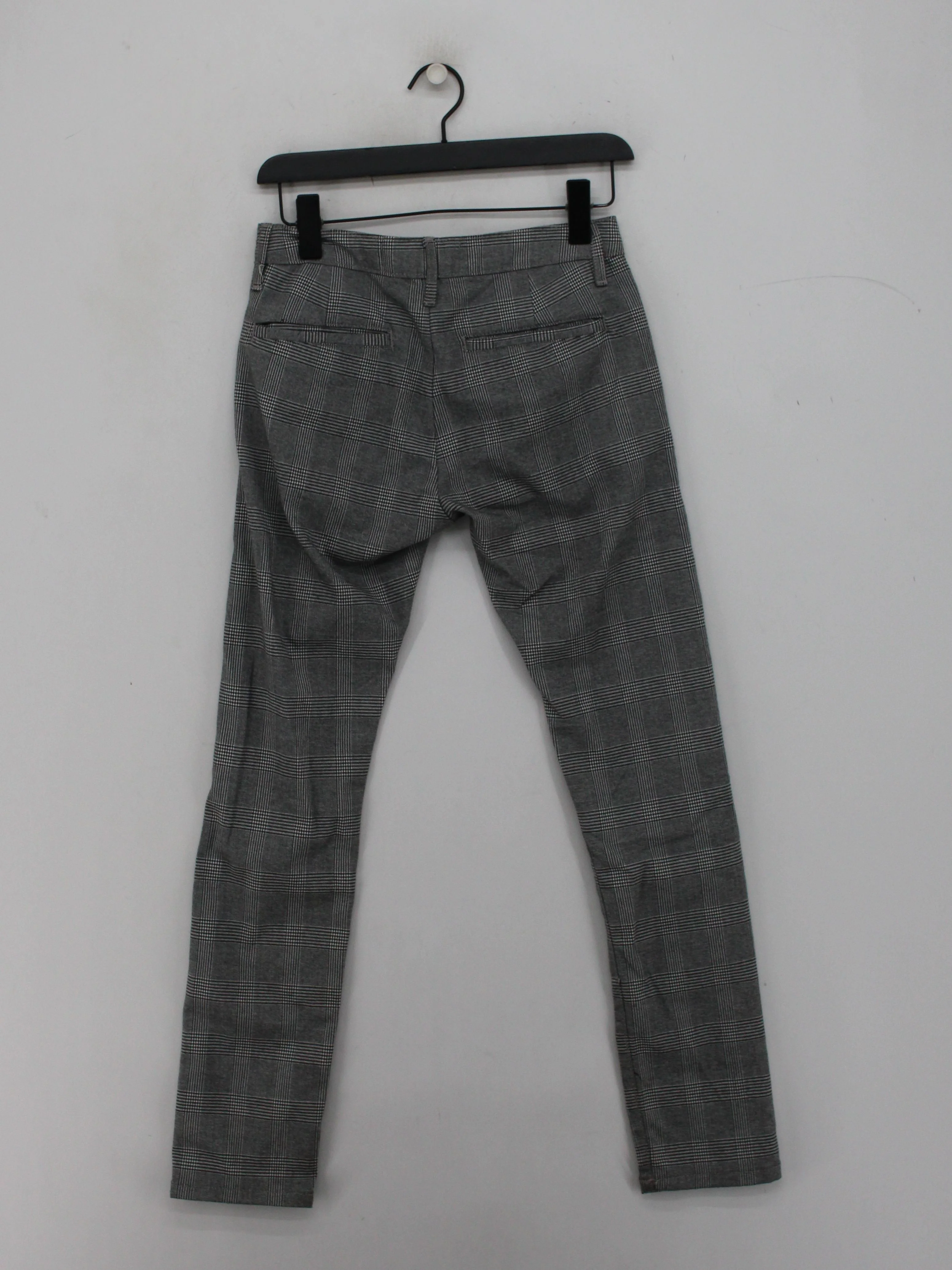 Topman Men's Trousers W 28 in Grey Polyester with Viscose, Elastane Chino - Image 2