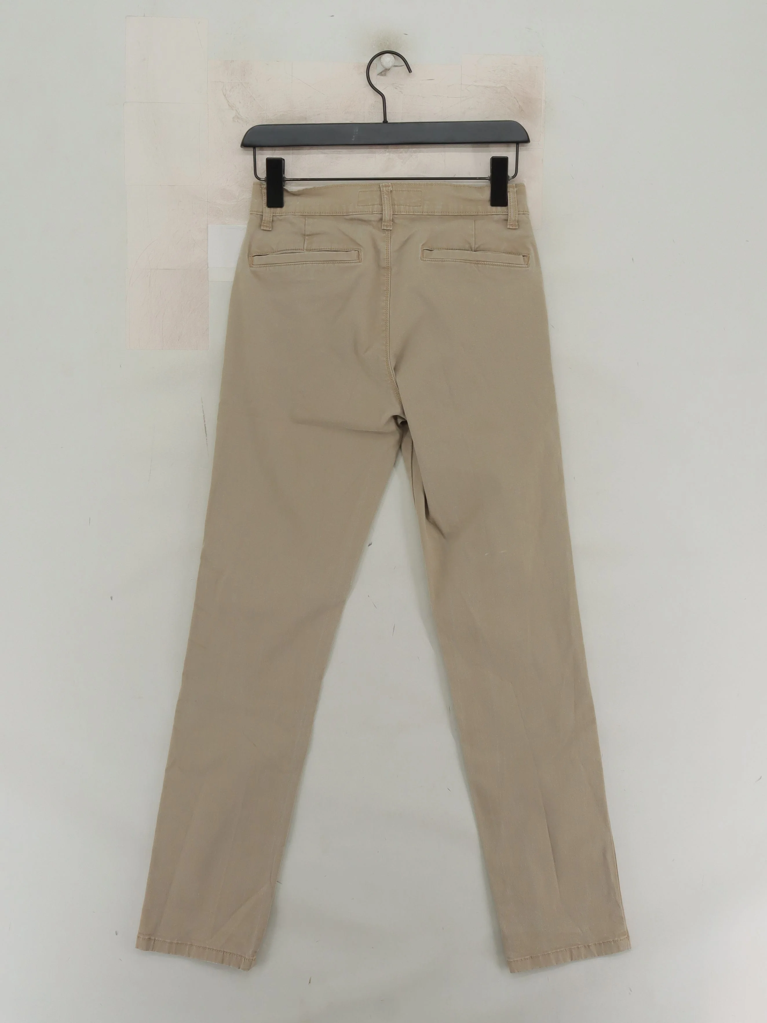 Topman Men's Trousers W 28 in; L 30 in Tan Cotton with Elastane Straight Chino - Image 2