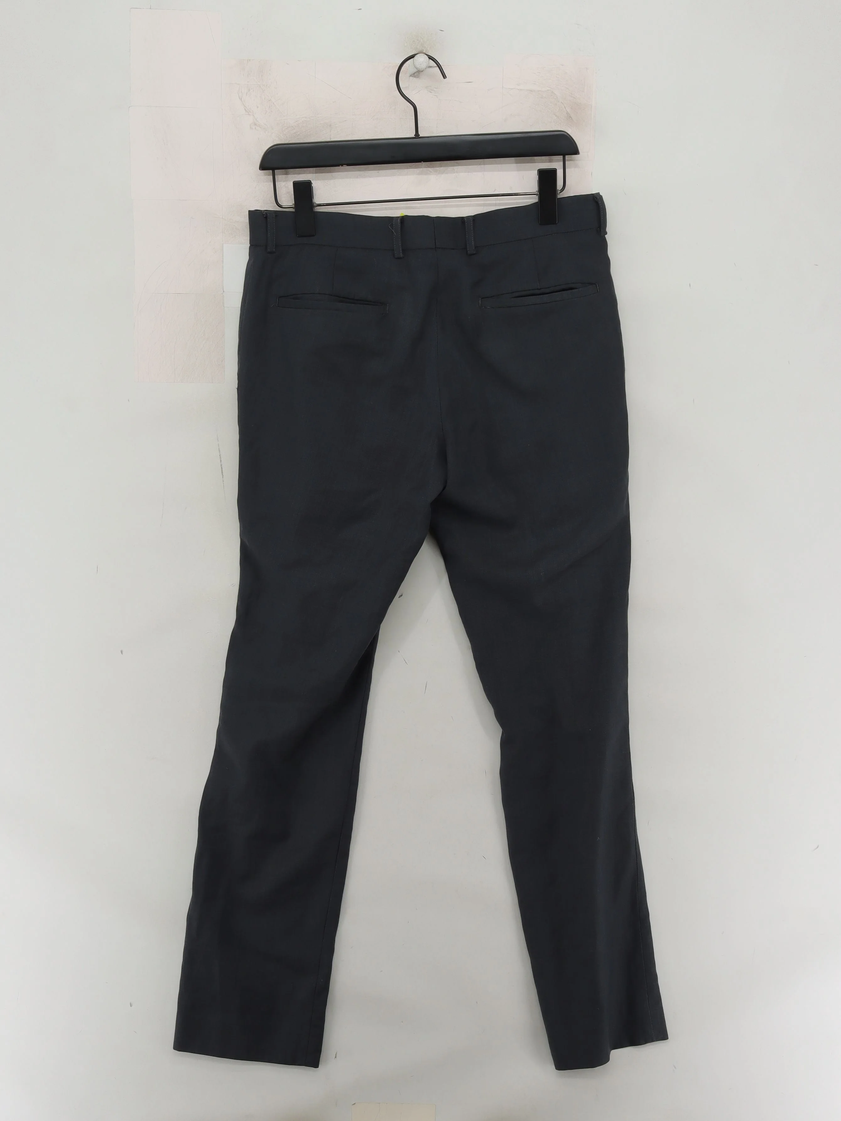 Topman Men's Trousers W 32 in Blue Wool with Polyester Straight Chino - Image 2