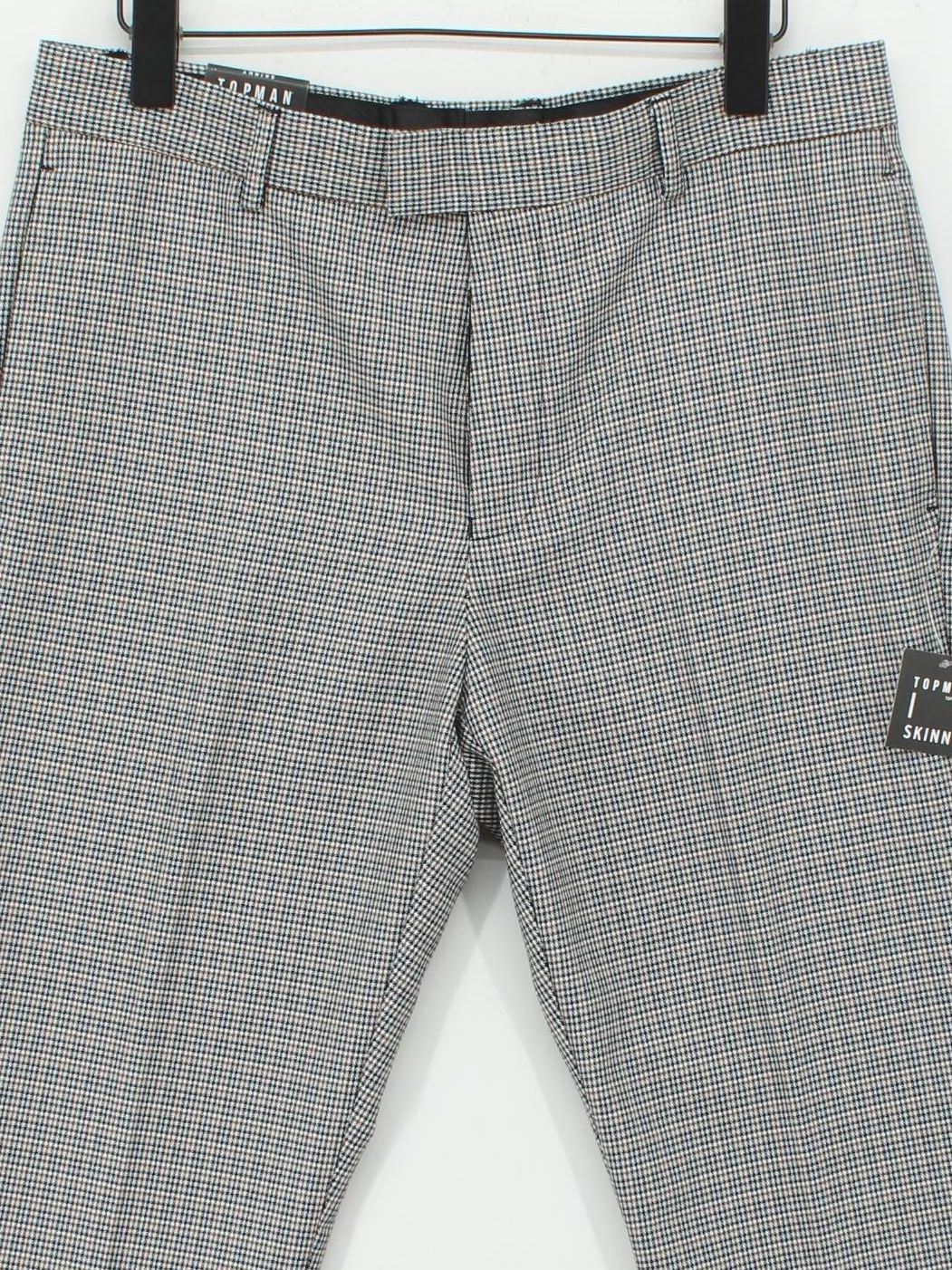 Topman Men's Trousers W 32 in Grey Polyester with Viscose Chino New with tags - Image 3