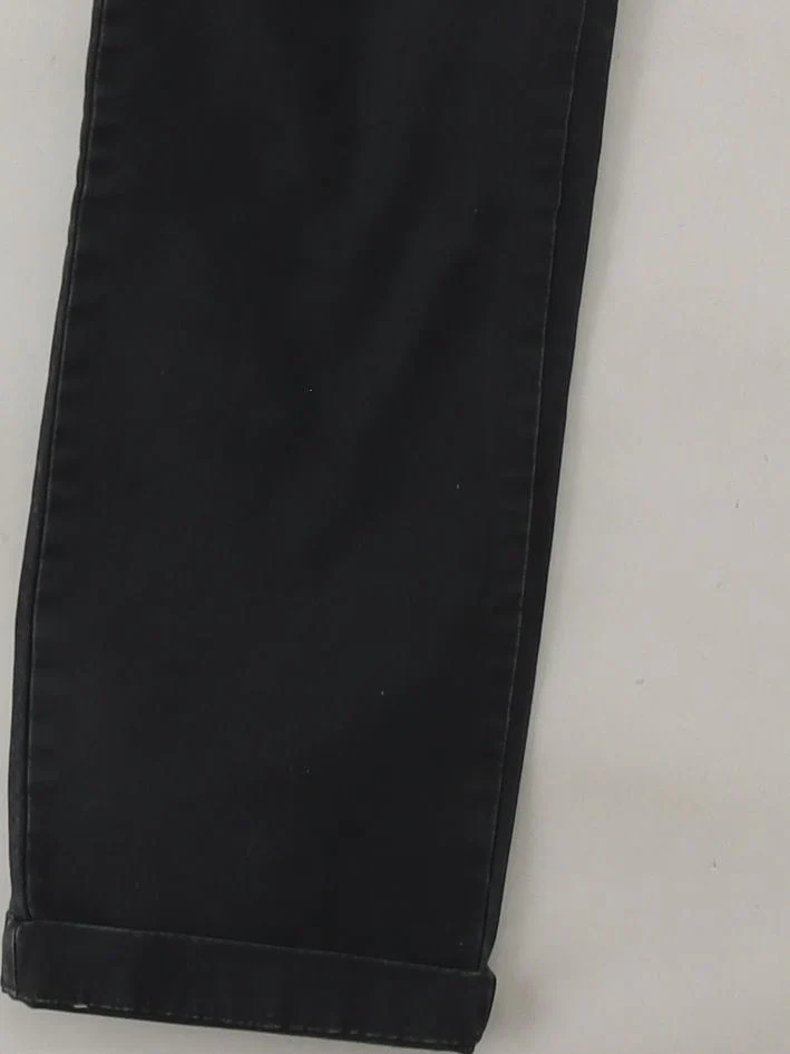 Topman Men's Trousers W 34 in Black Cotton with Elastane, Polyester Chino - Image 4