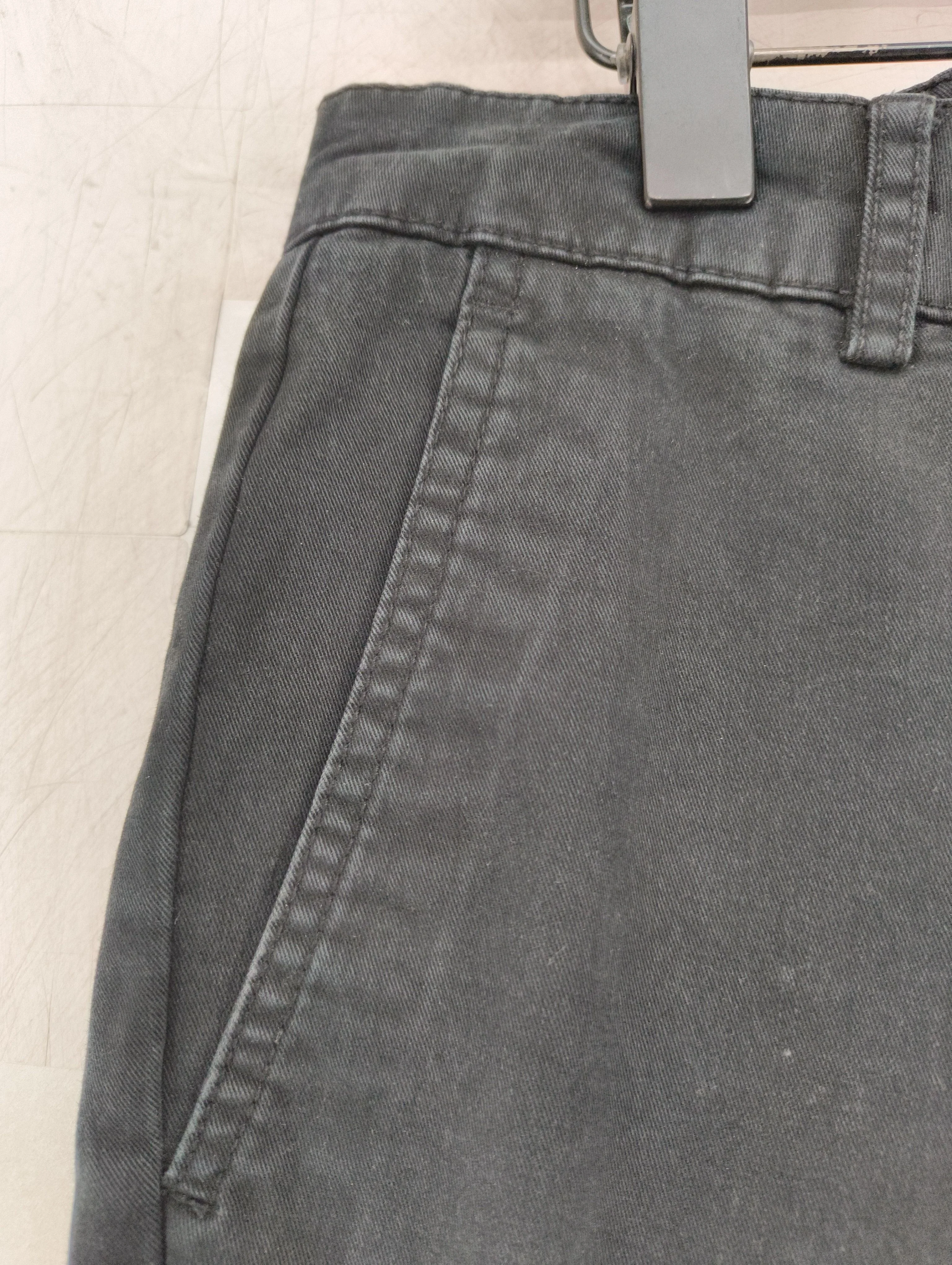 Topman Men's Trousers W 34 in Black Cotton with Elastane, Polyester Chino - Image 6