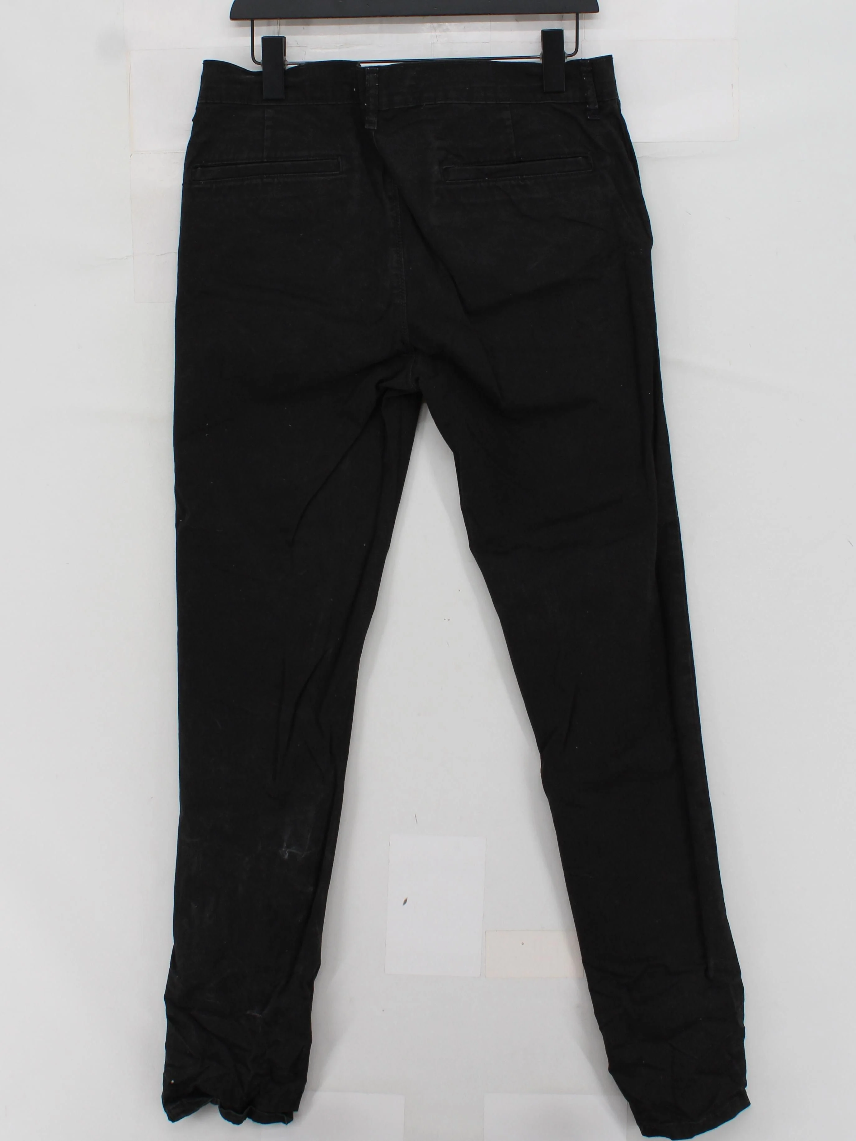 Topman Men's Trousers W 34 in Black Cotton with Elastane Skinny Chino - Image 2