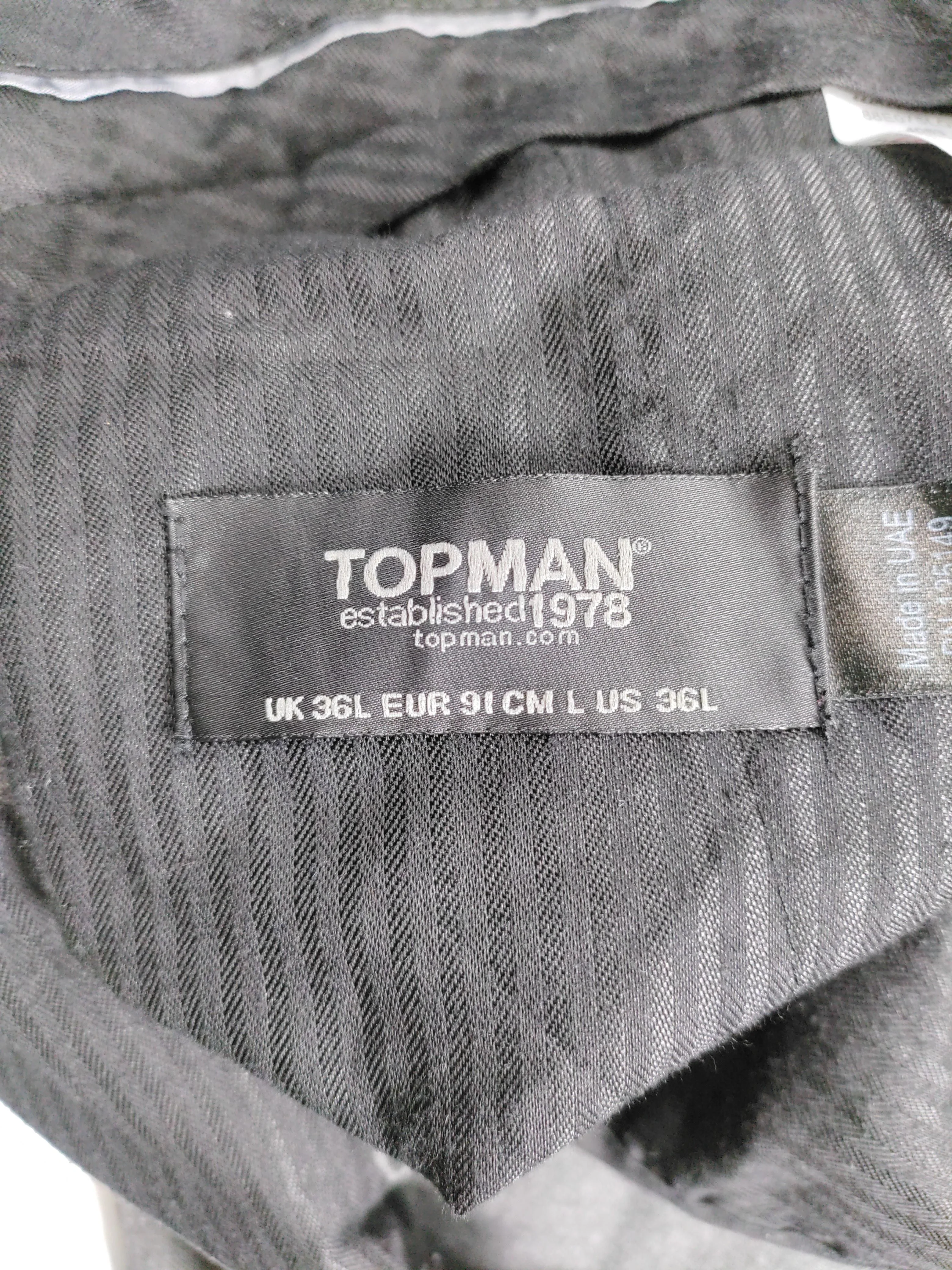 Topman Men's Trousers W 36 in Grey Polyester with Viscose Chino - Image 5