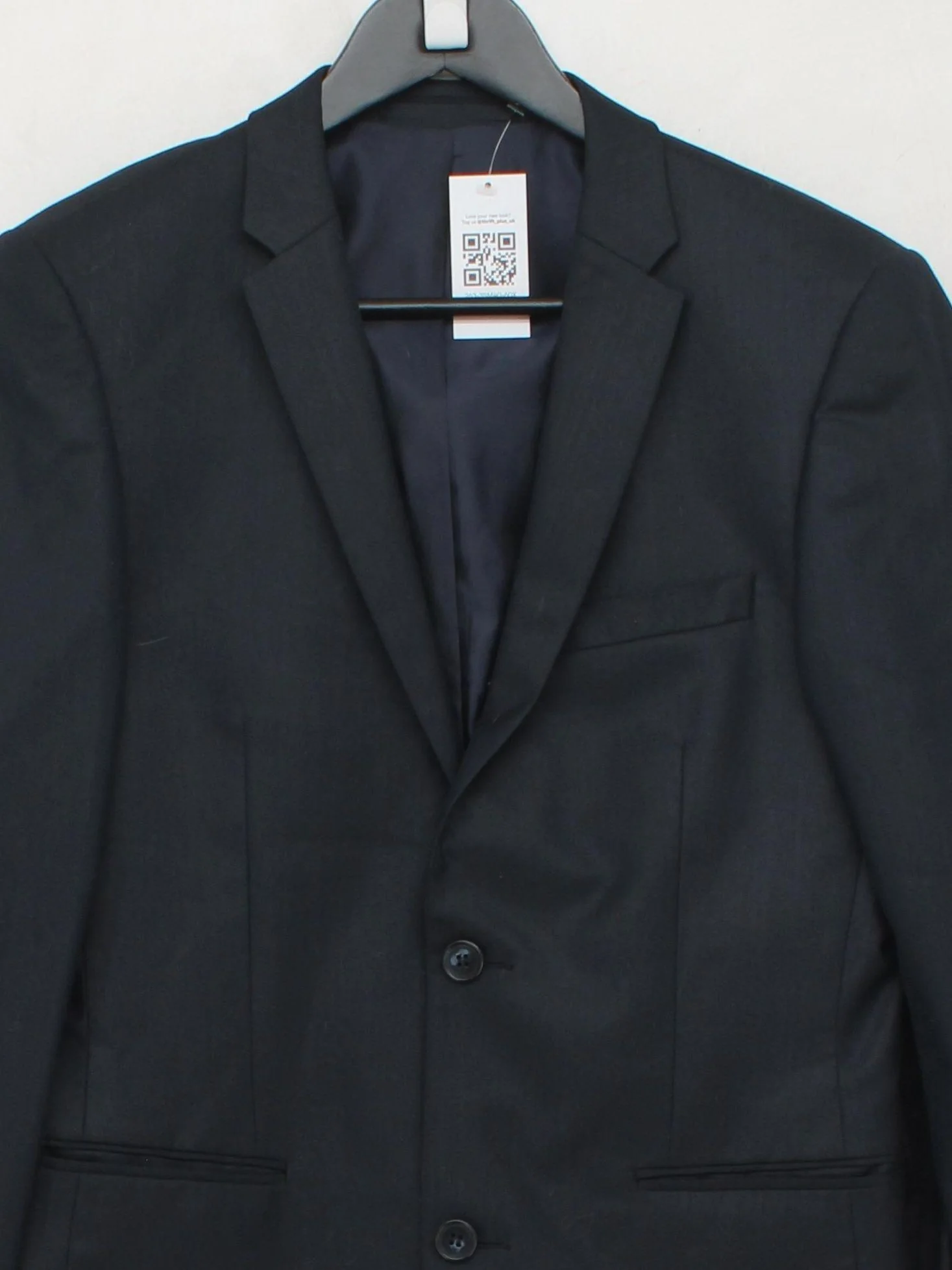 Topman Men's Two Piece Suit Chest: 36 in Blue Polyester - Image 3