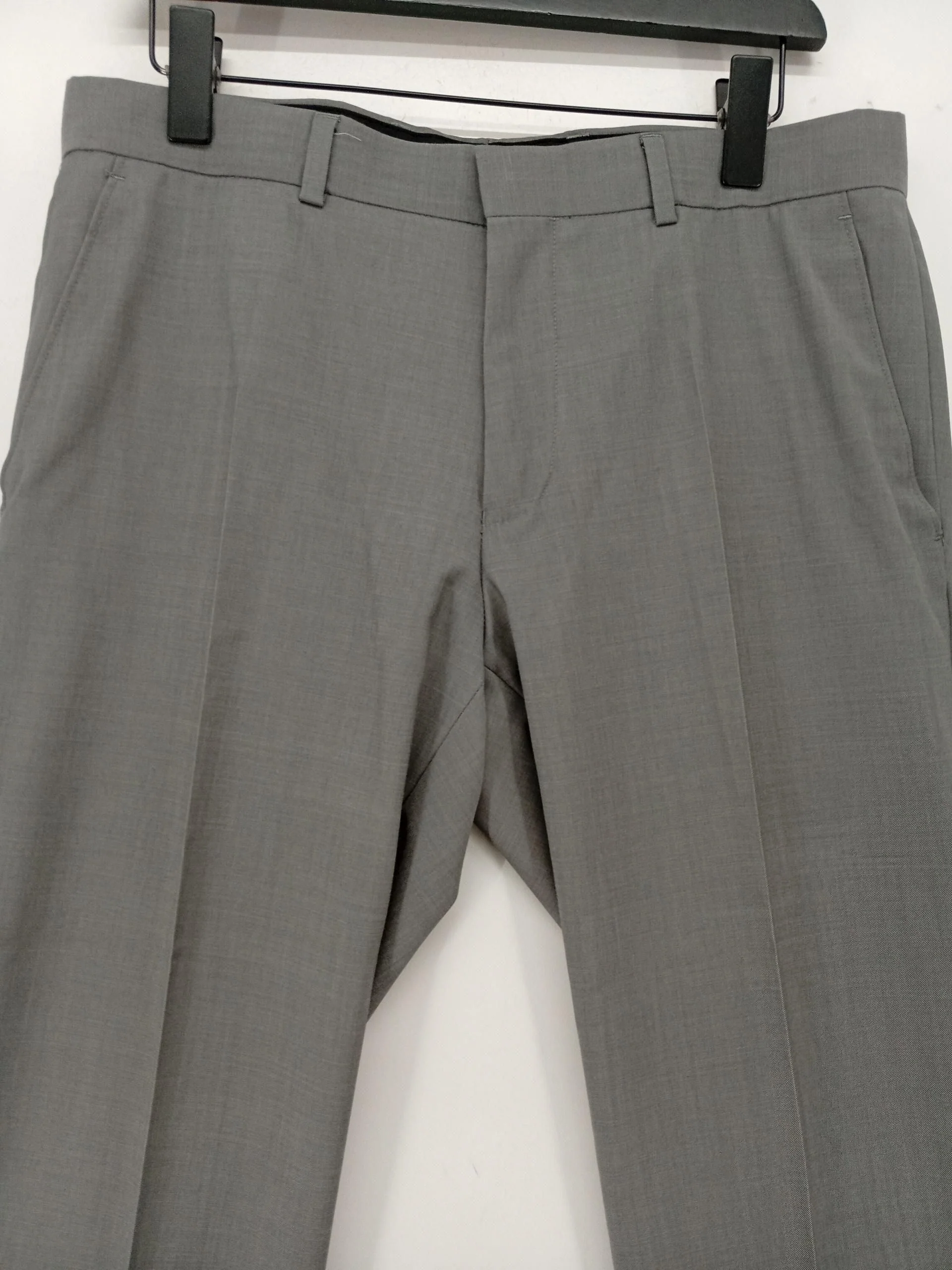 Topman Men's Two Piece Suit Chest: 42 in Grey Wool with Polyester 2 Piece - Image 5
