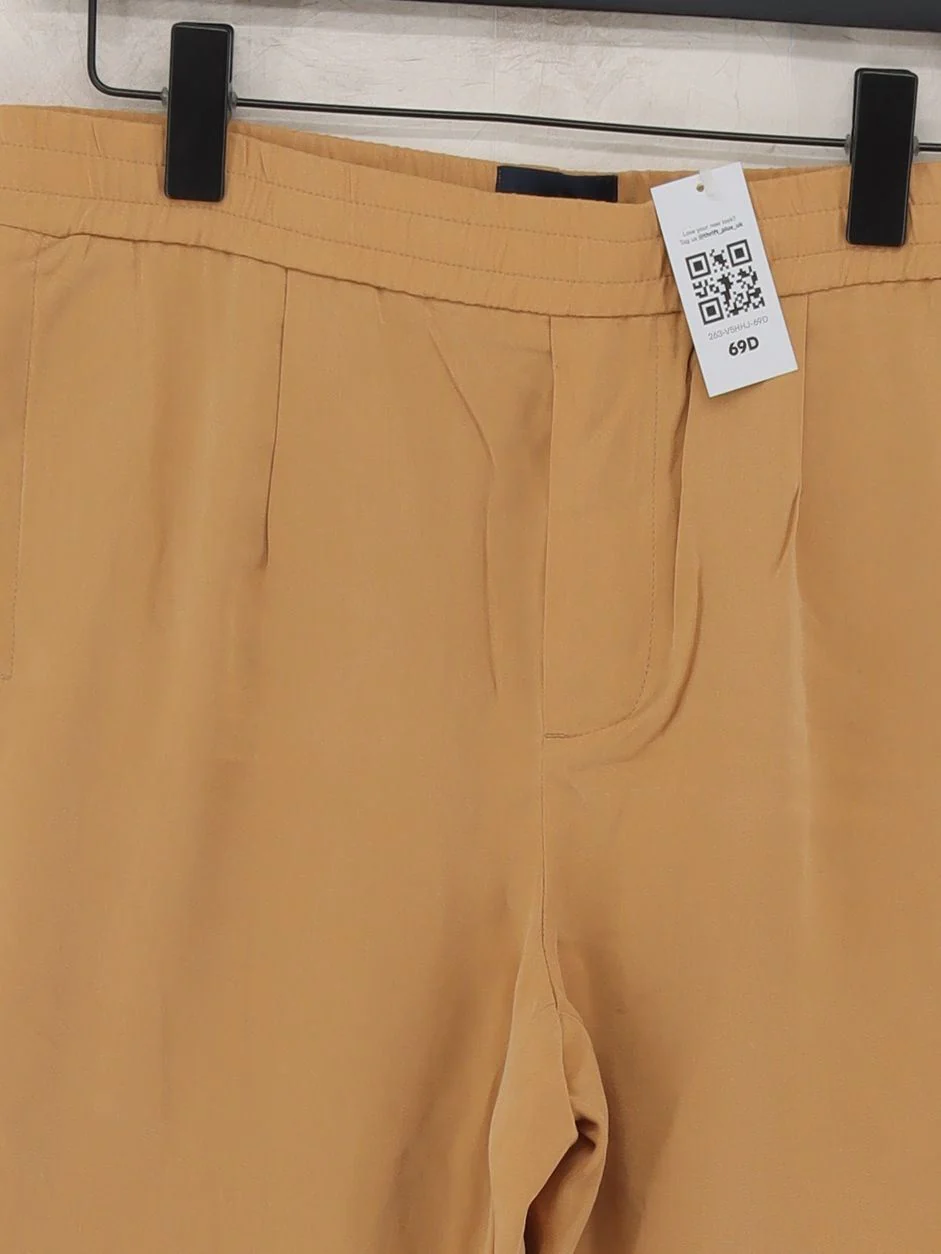 Topman Women's Sports Bottoms S Tan Lyocell Modal - Image 3