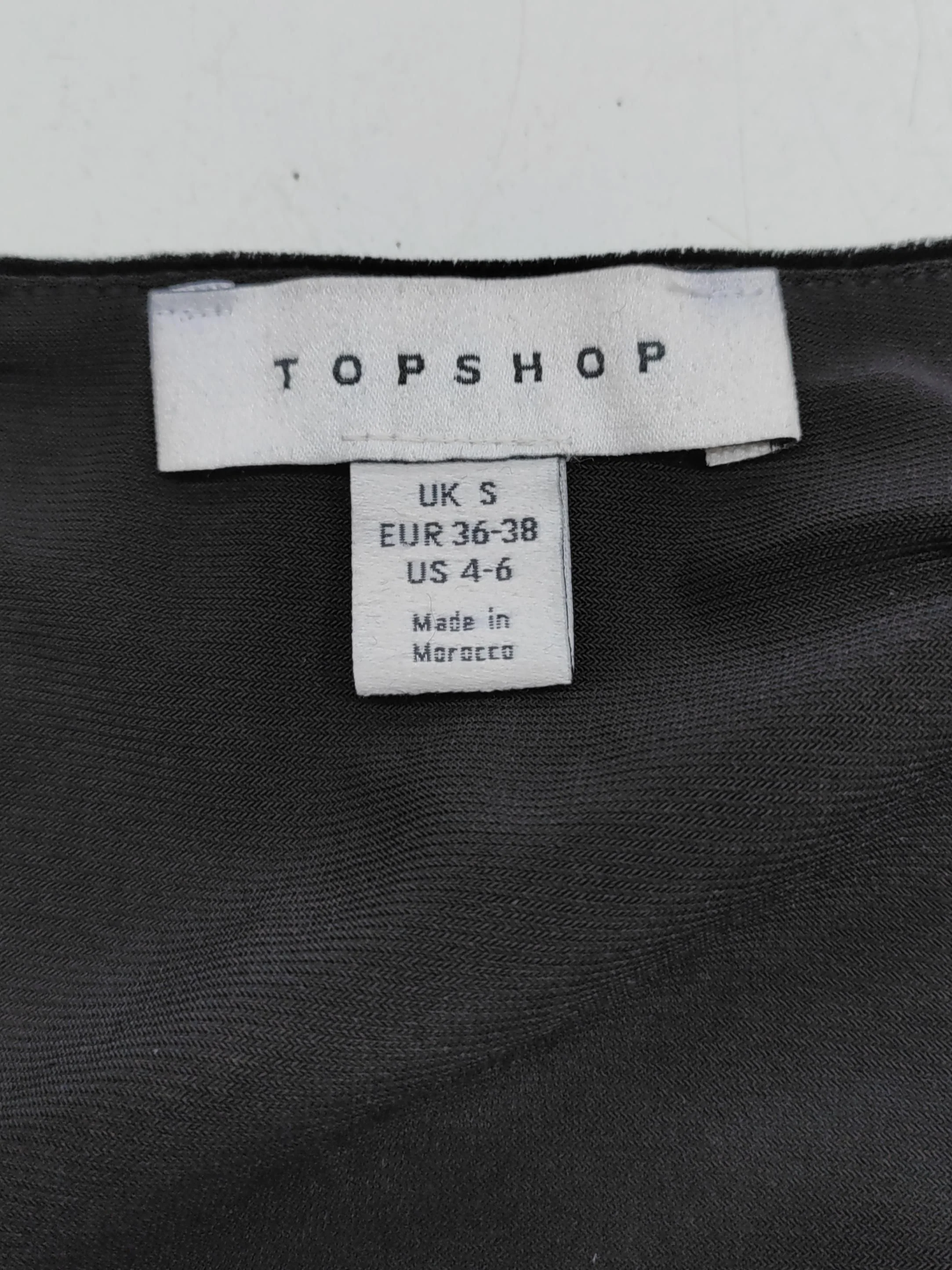 Topshop A-Line Midi Dress S in Black - Image 5