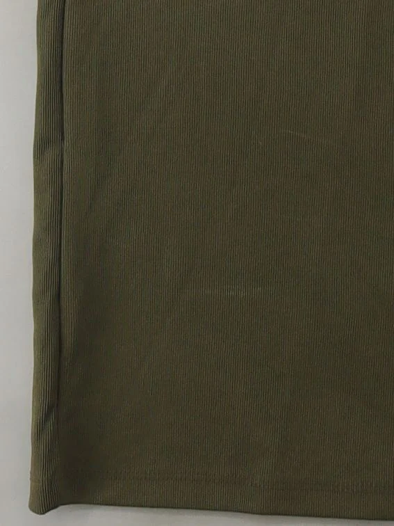 Topshop A-Line Midi Dress UK10 in Green - Image 4