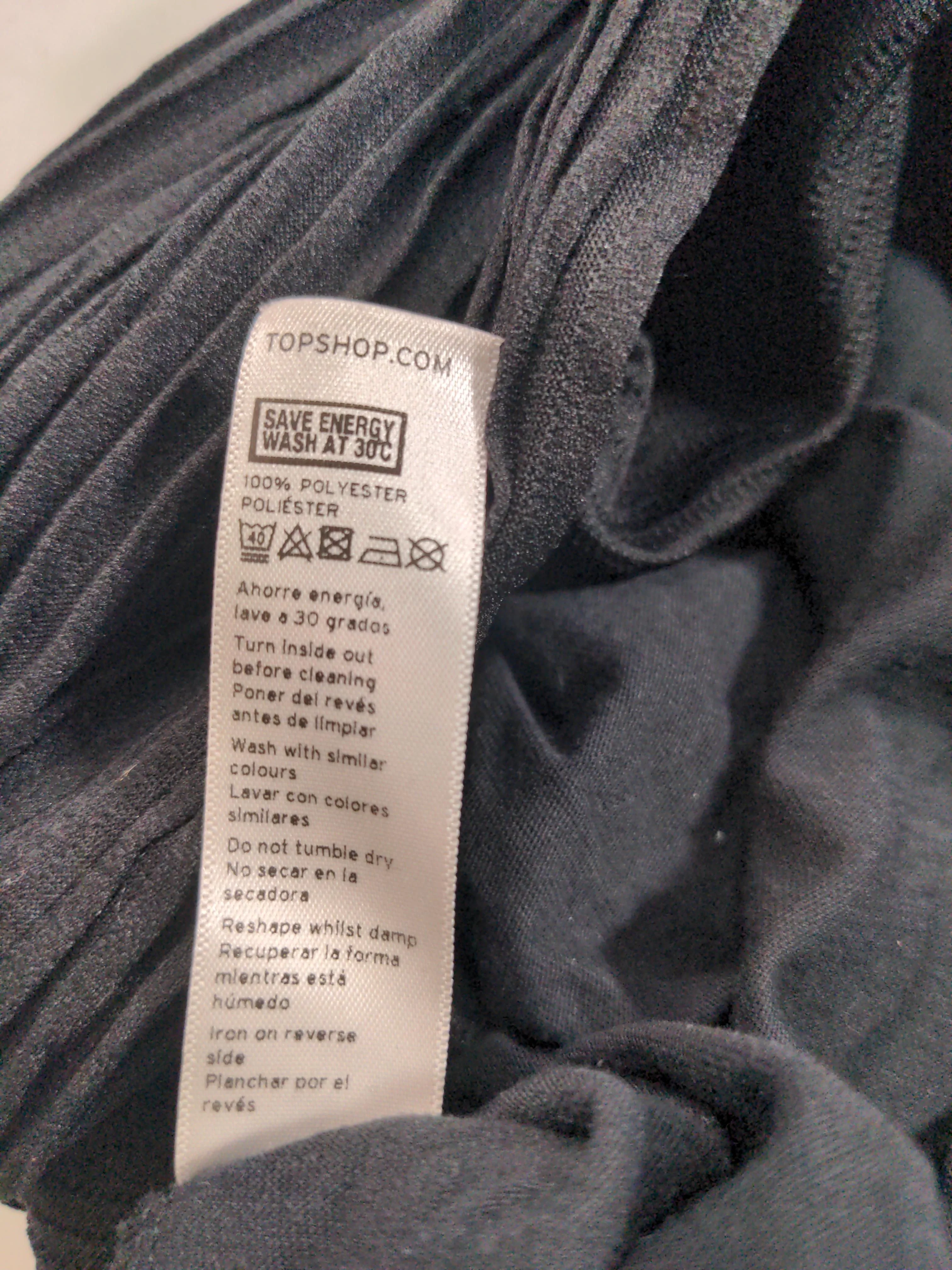 Topshop A-Line Mini Dress UK10 in Black - Image 6