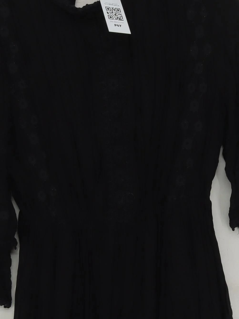 Topshop A-Line Mini Dress UK10 in Black - Image 3