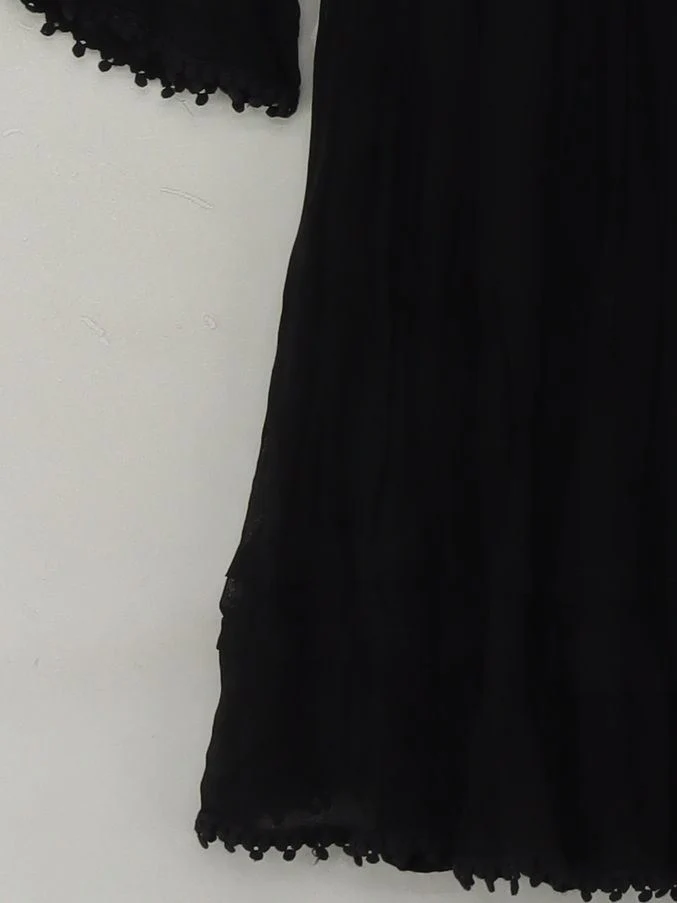 Topshop A-Line Mini Dress UK10 in Black - Image 4